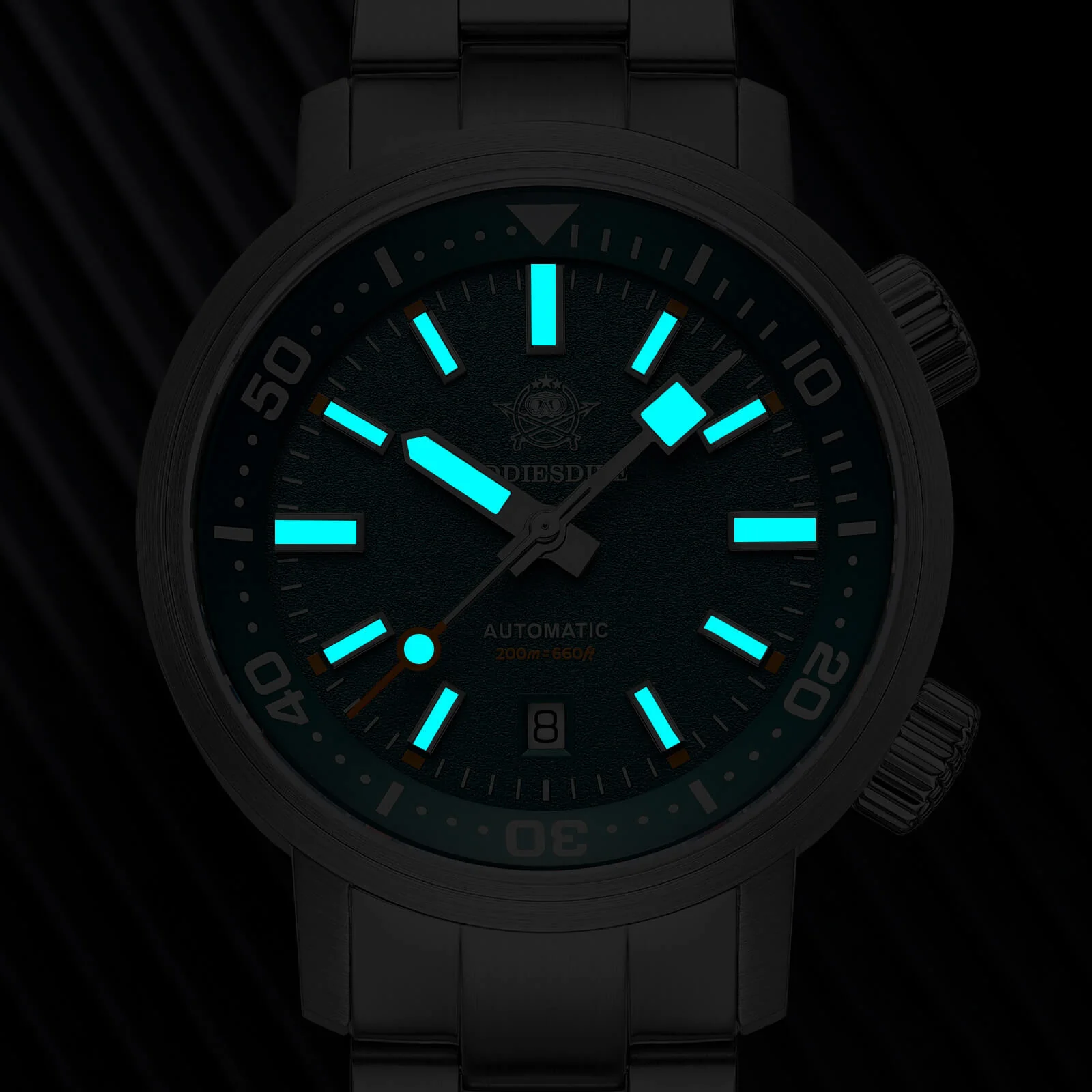 ★Holiday Sale★Addiesdive Diver’s Automatic Watch with Internal Rotating Bezel AD2541 - Image 7
