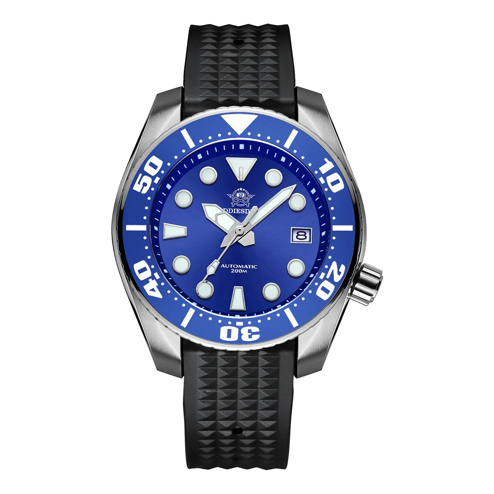 ★Holiday Sale★ADDIESDIVE® Sumo Green Professional Dive Watch for Men 44.5mm (MY-H10) Black/Green Dial