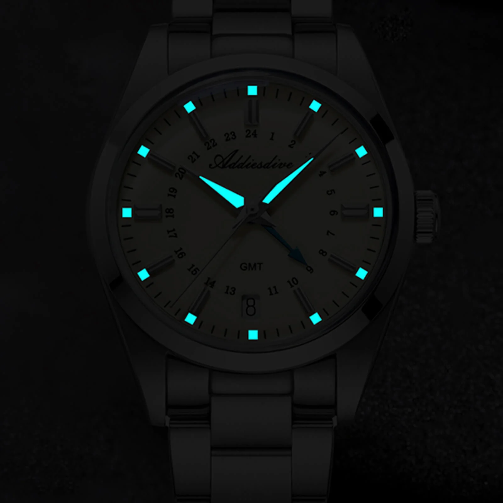 ADDIESDIVE Elegance Collection GMT Quartz Watch AD2065 - Image 12