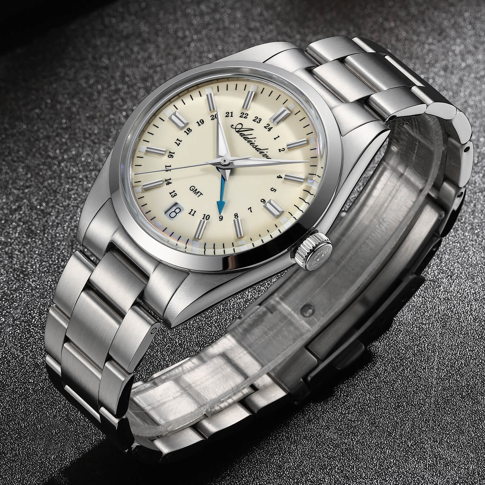 ADDIESDIVE Elegance Collection GMT Quartz Watch AD2065 - Image 4
