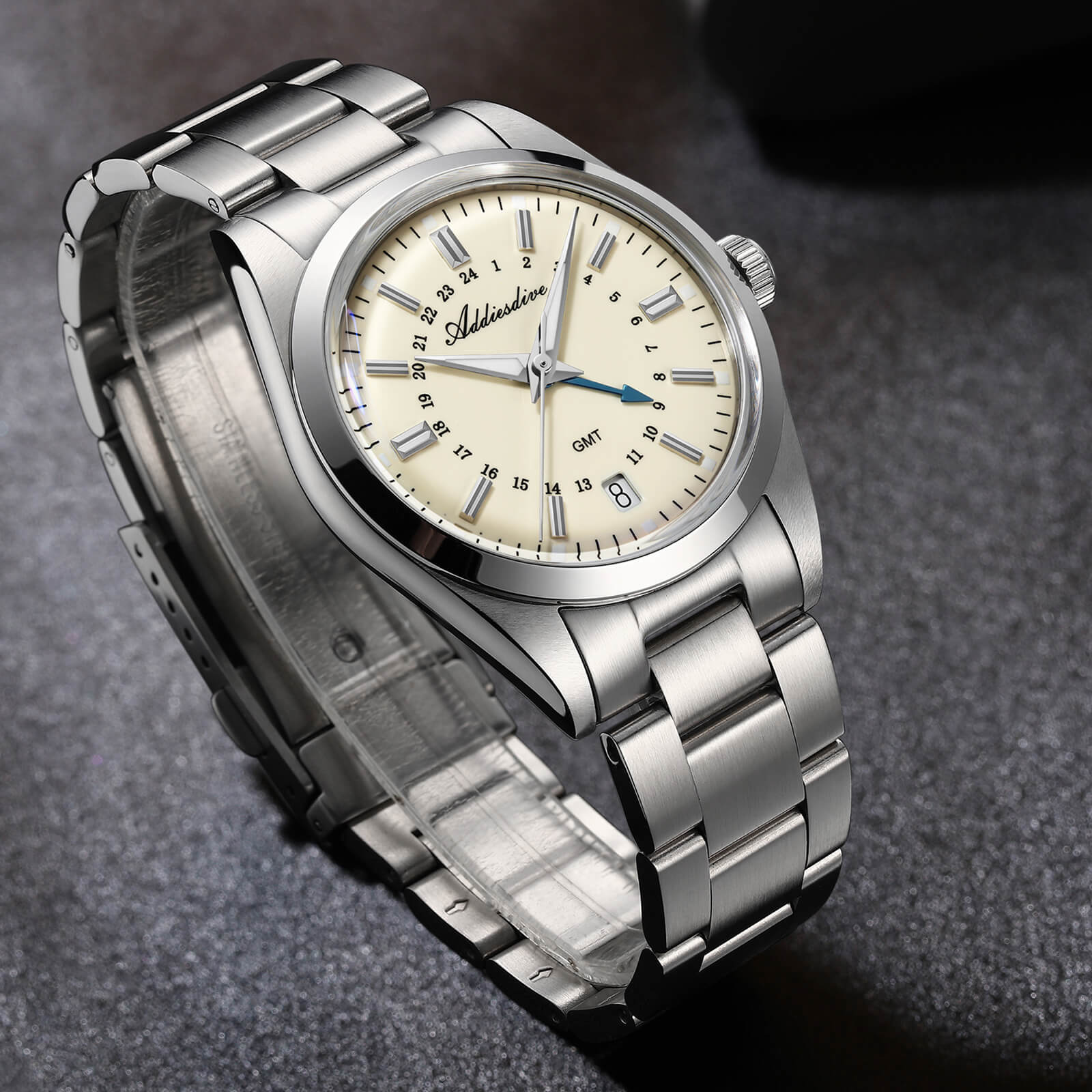 ADDIESDIVE Elegance Collection GMT Quartz Watch AD2065 - Image 5