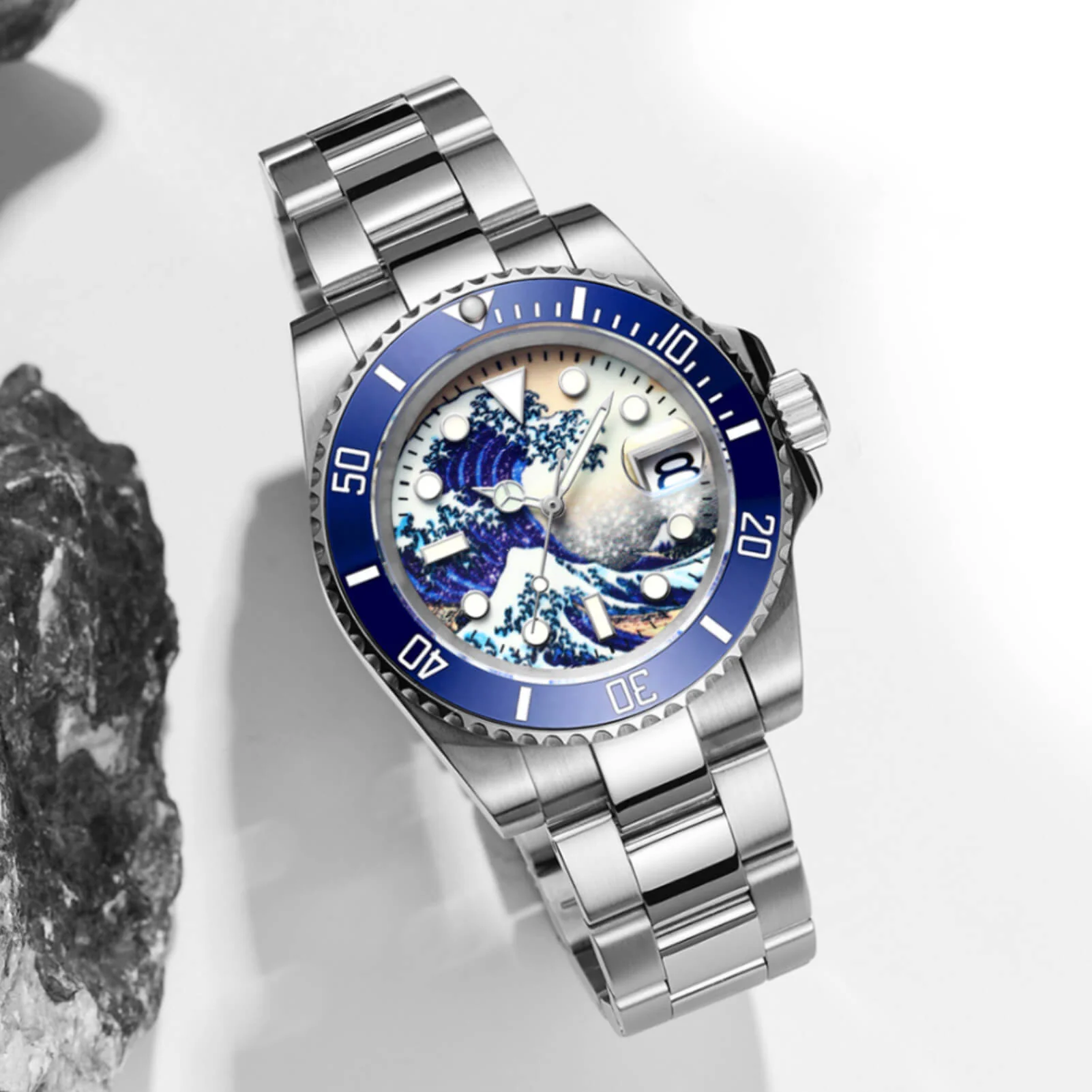 ADDIESDIVE Great Wave Sub Diver Watch（H3AC-Surf） - Image 8