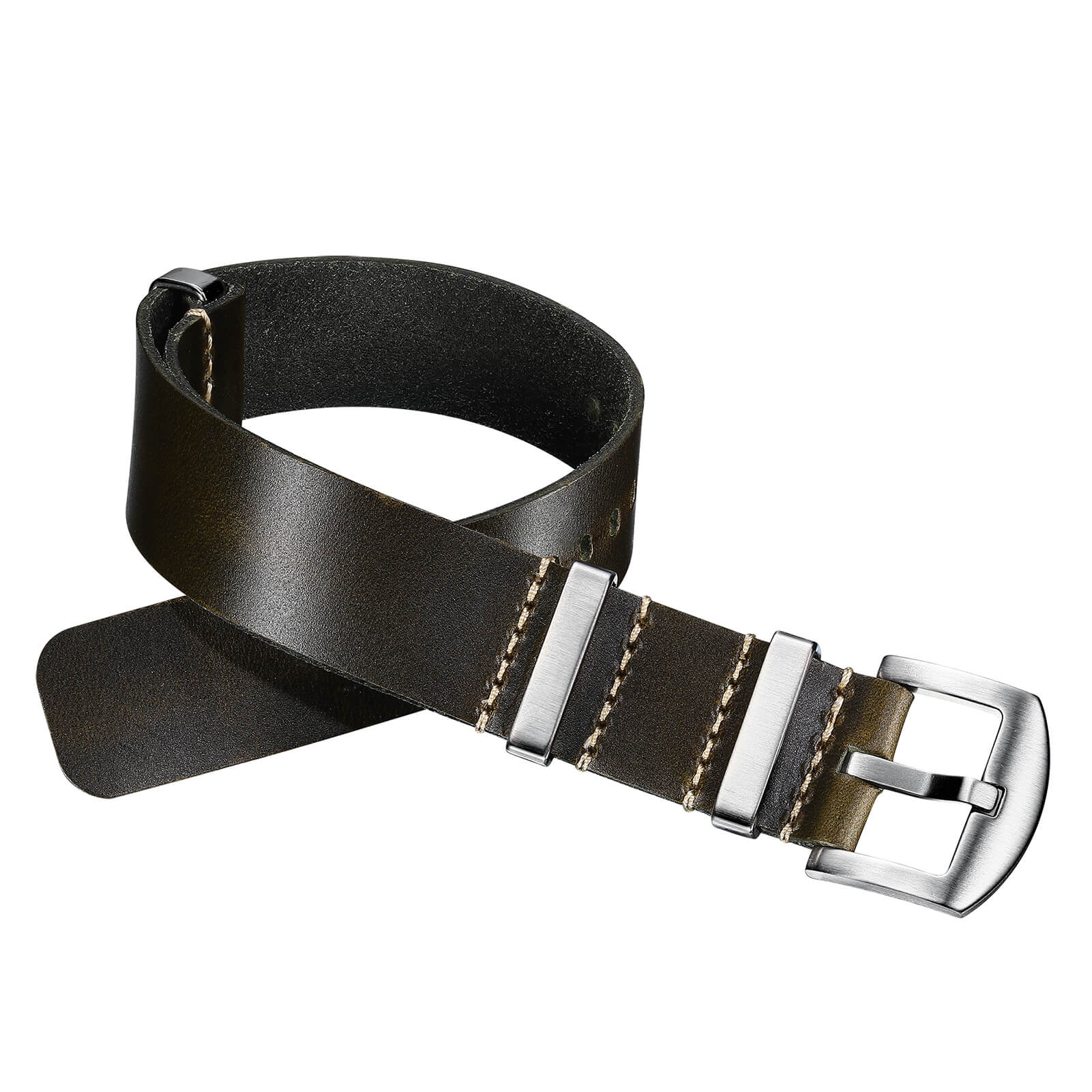ADDIESDIVE Leather Watch Strap for Men, 20mm - Image 16