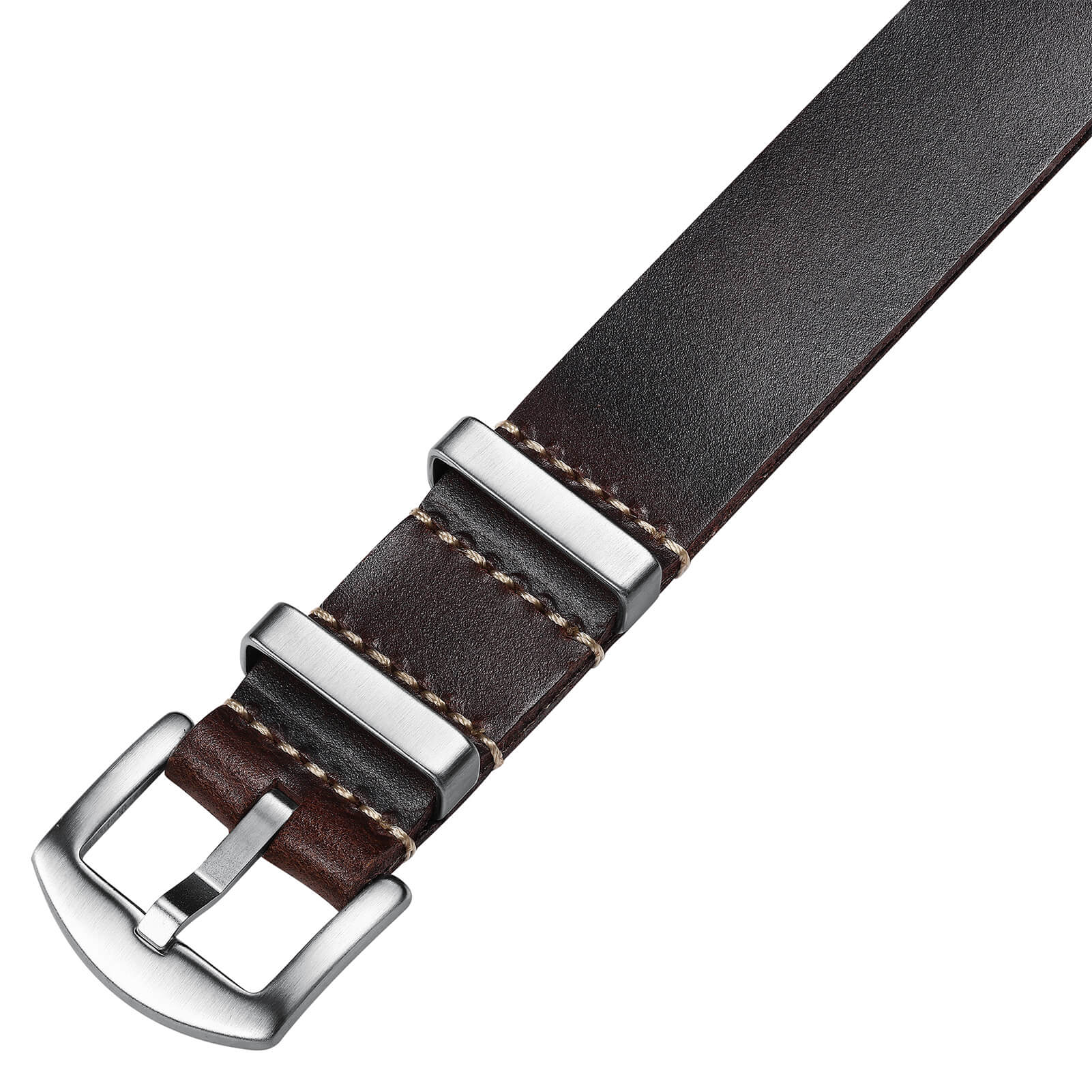 ADDIESDIVE Leather Watch Strap for Men, 20mm - Image 8