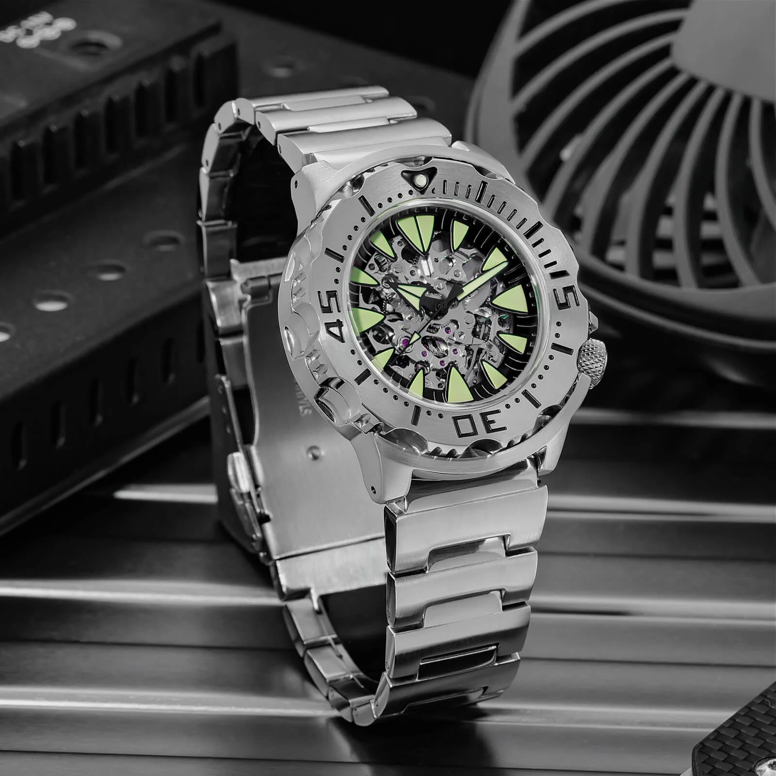 ADDIESDIVE OceanMonster Dive Watch AD2103-skeleton - Image 12