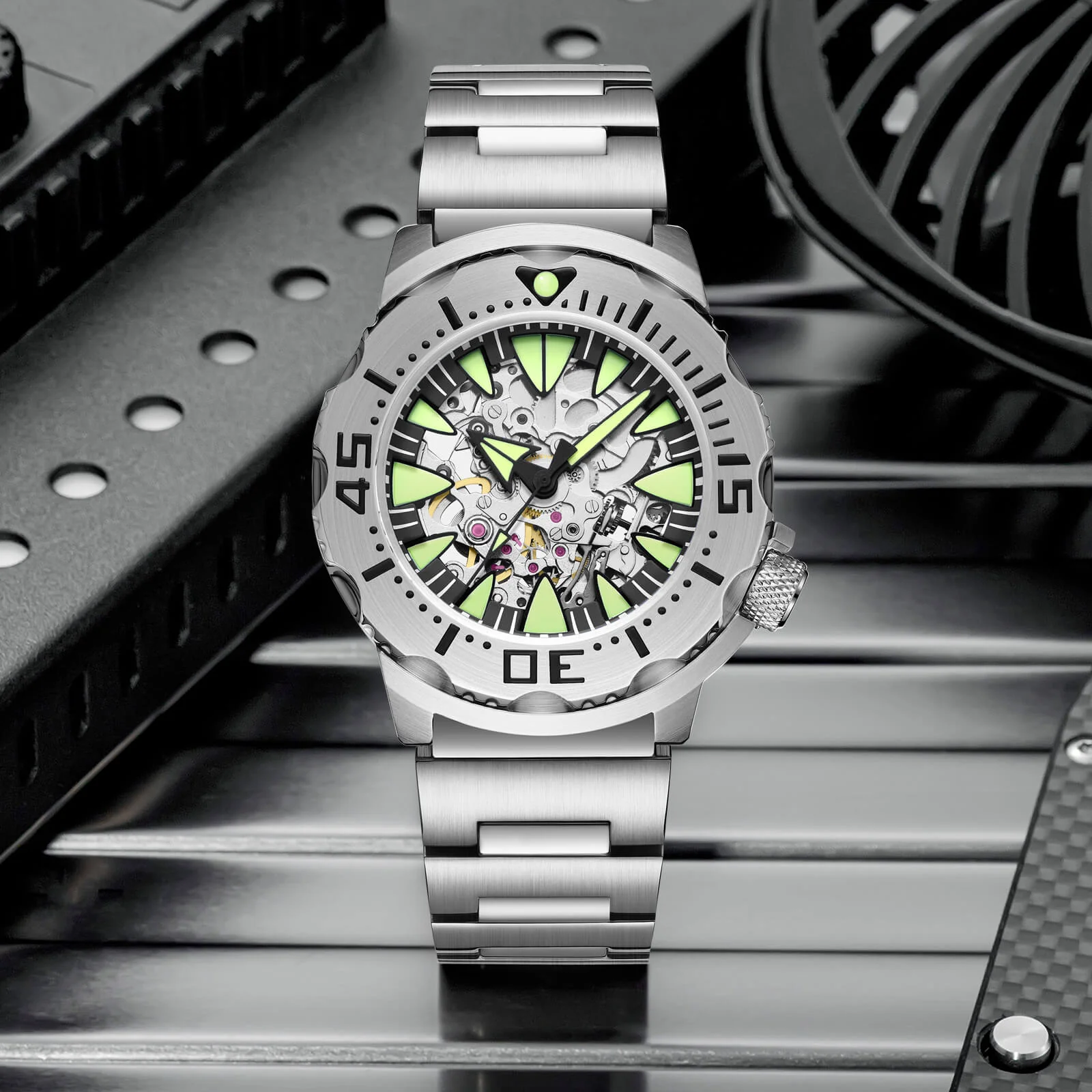 ADDIESDIVE OceanMonster Dive Watch AD2103-skeleton - Image 15