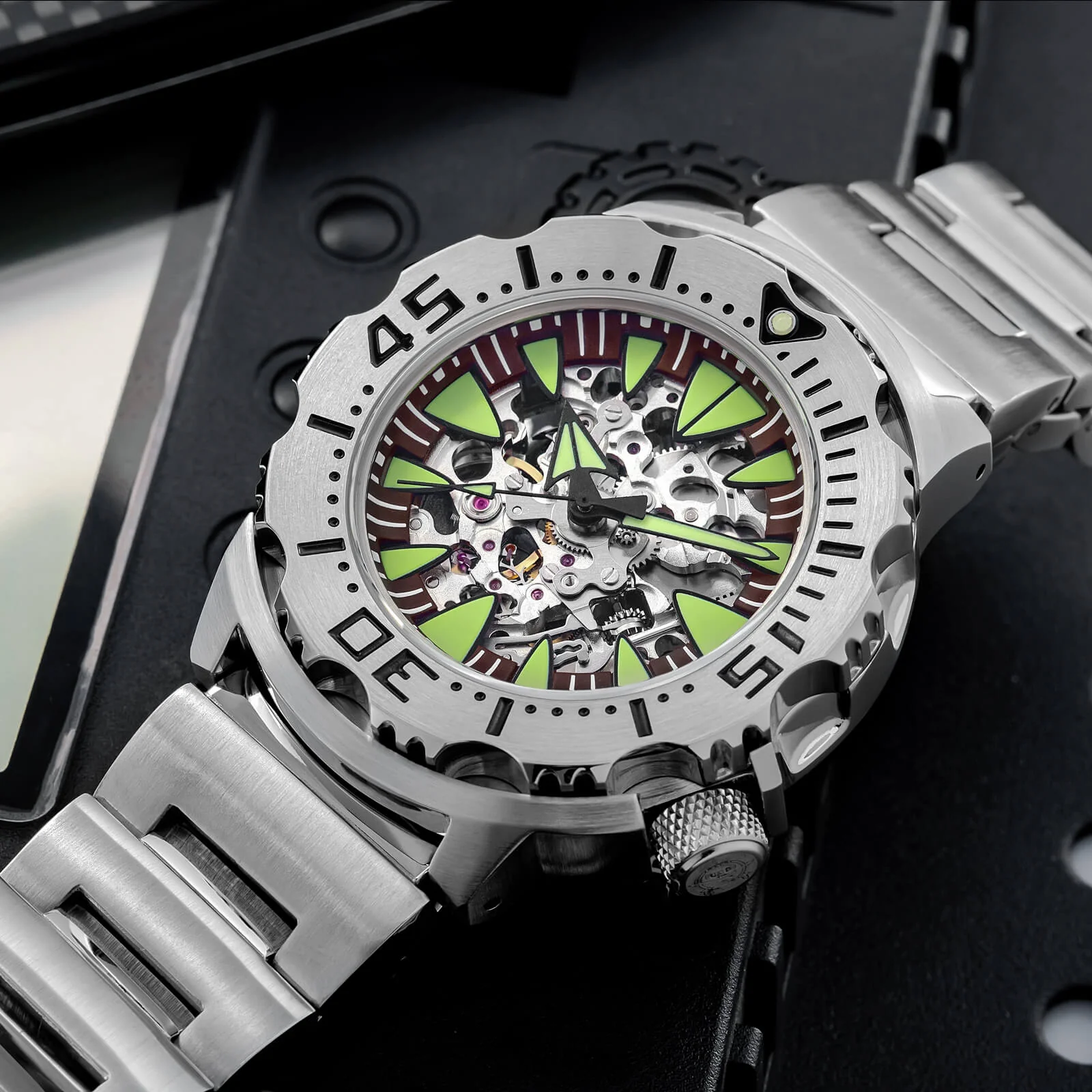 ADDIESDIVE OceanMonster Dive Watch AD2103-skeleton - Image 18