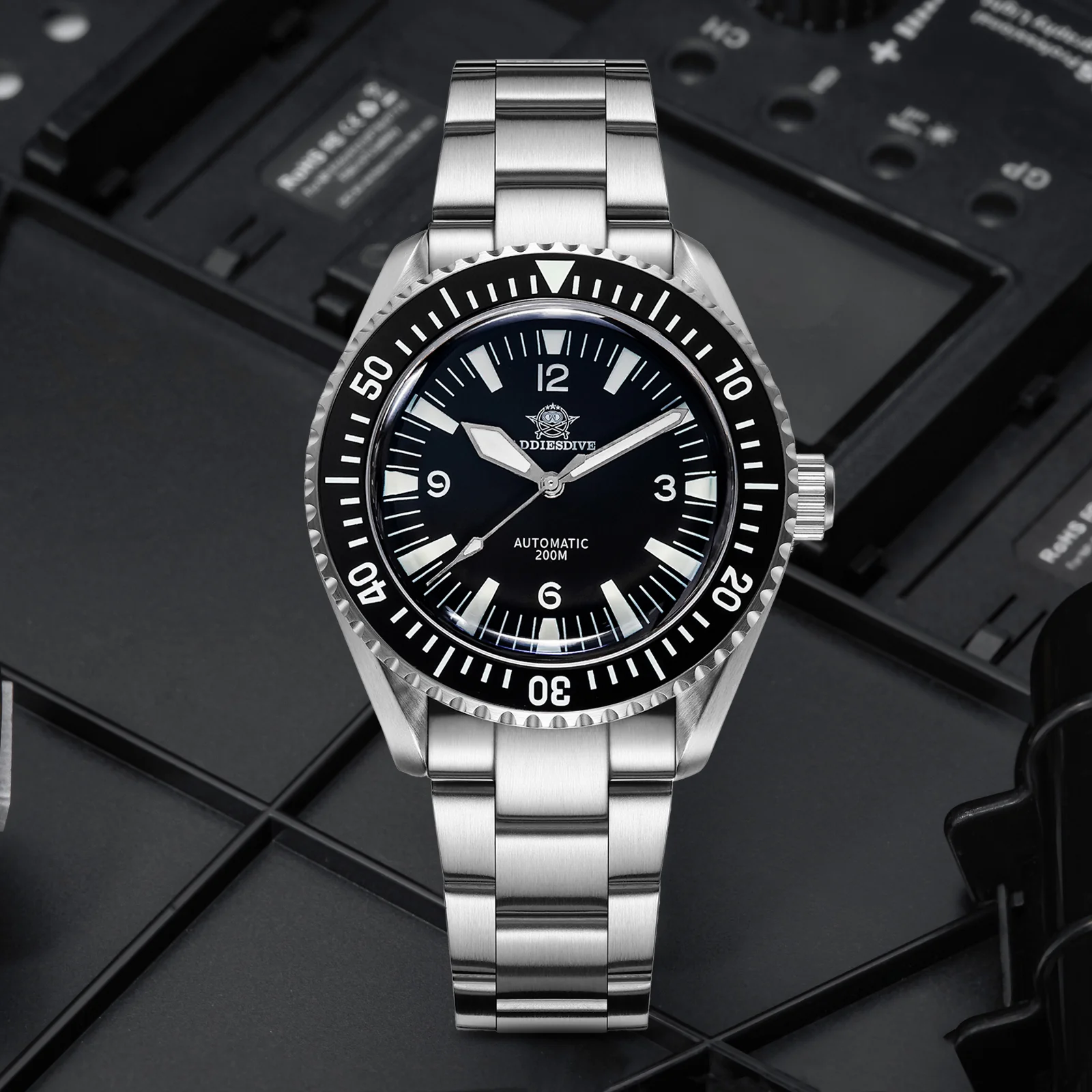 ADDIESDIVE Sharkmaster 300 Automatic Dive Watch AD2056 - Image 18