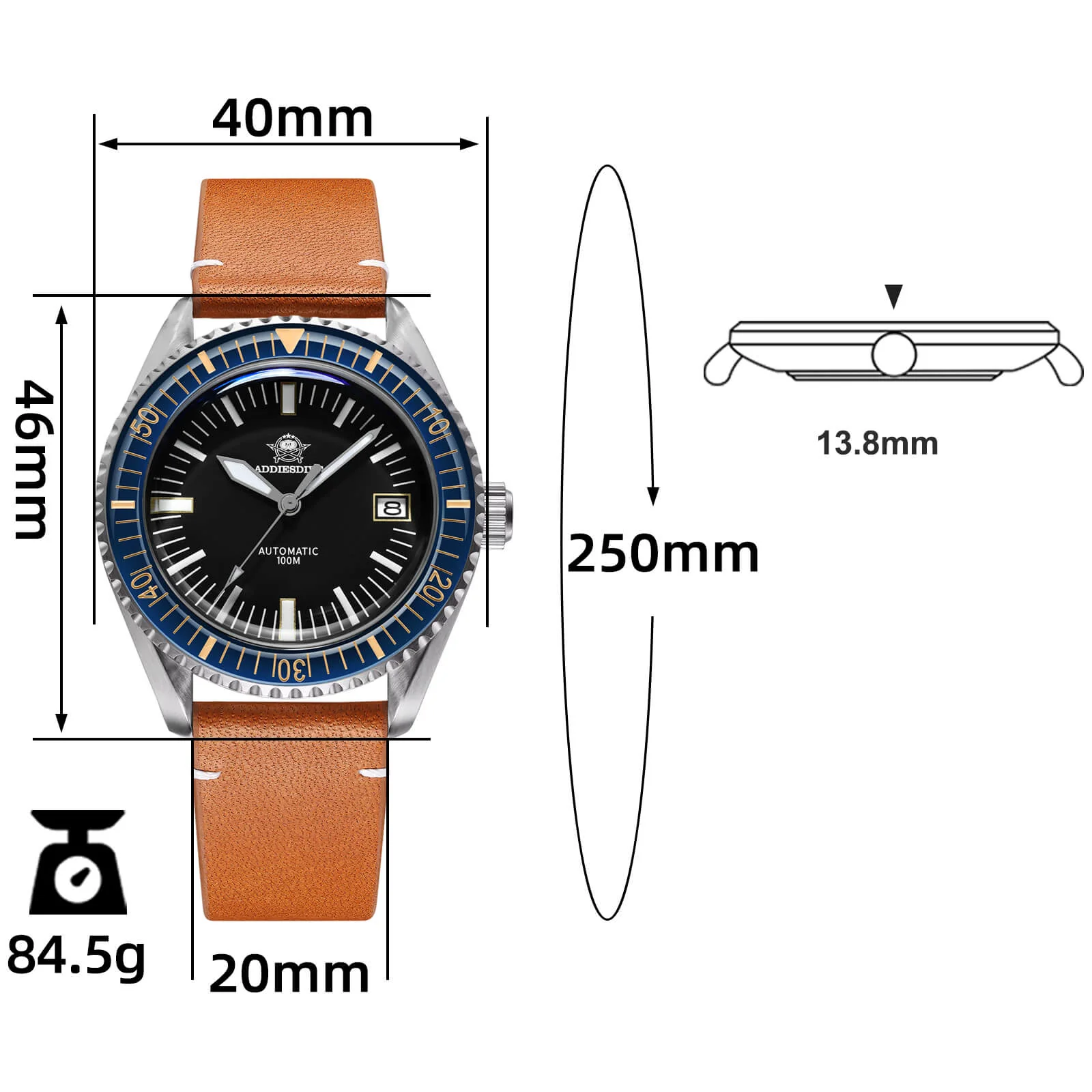 ADDIESDIVE Milsub Automatic Dive Watch AD2058 - Image 27