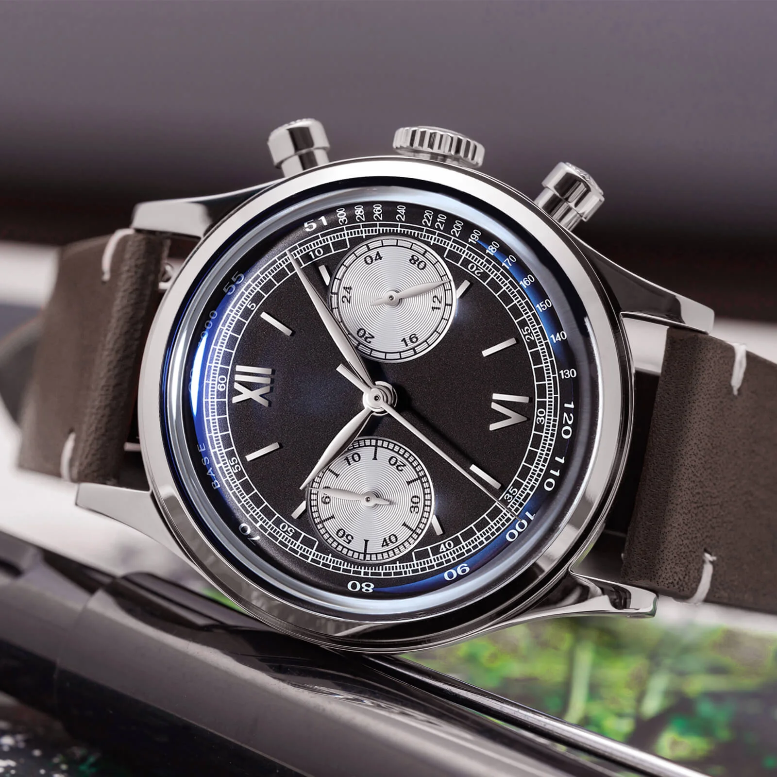★India Warehouse★ADDIESDIVE Panda BB Chronograph Retro Men Watch 38mm Quartz Watch - Image 11