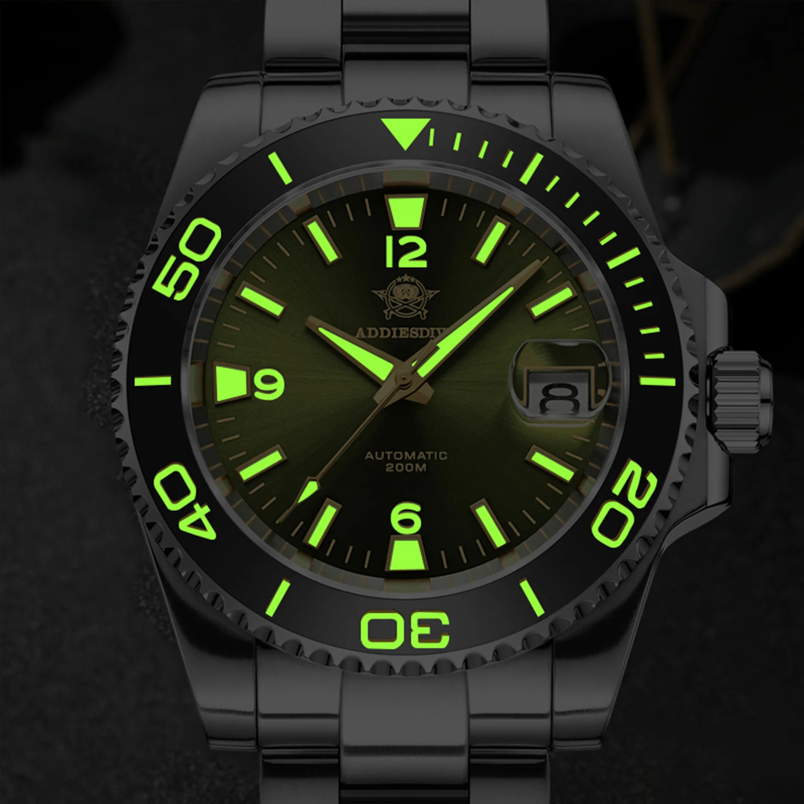 ★Holiday Sale★ADDIESDIVE Retro NH35/8215 Sub Dive Watch AD2085 - Image 10
