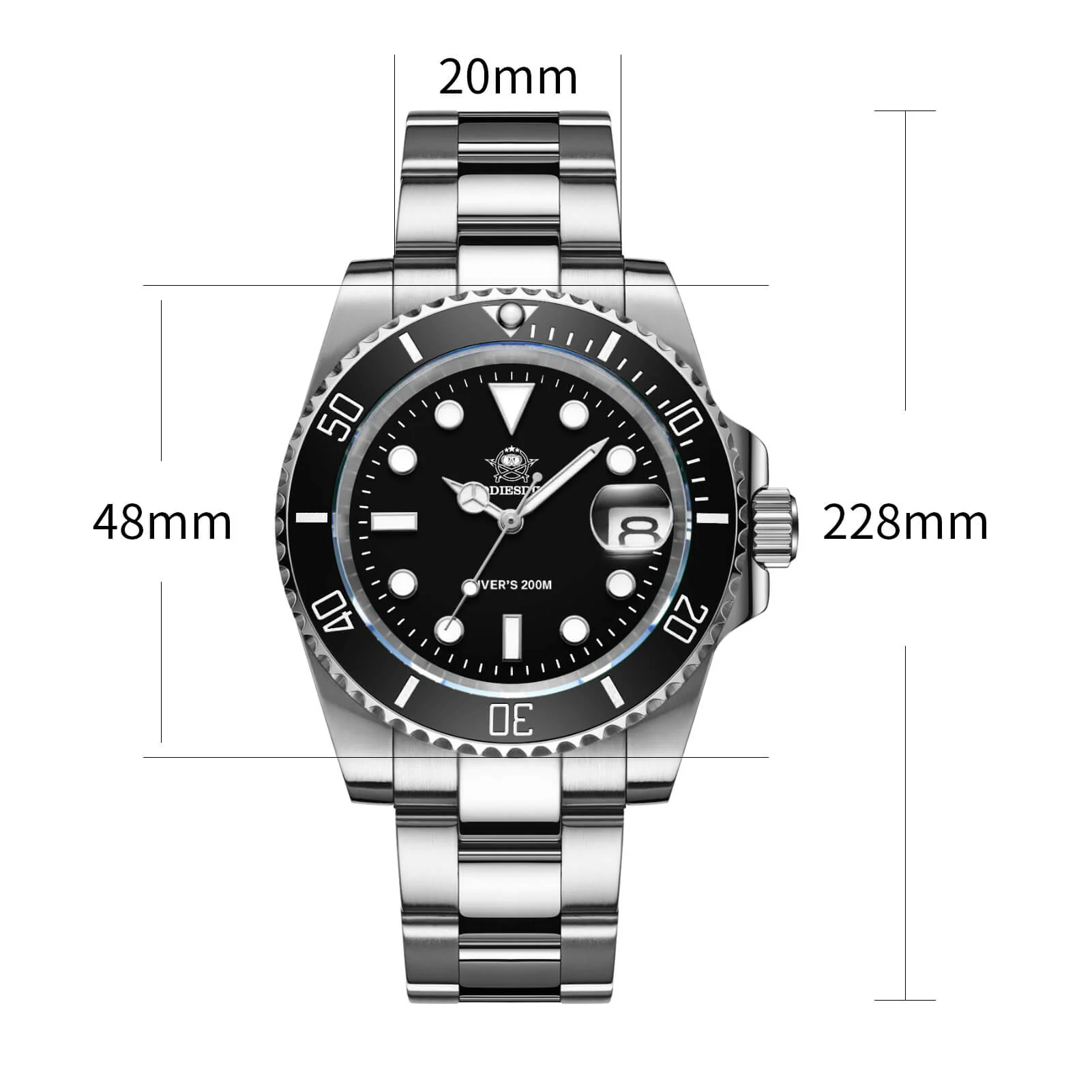 ADDIESDIVE Sub Quartz Watch Diver's 200M (H3QZ) - Image 16