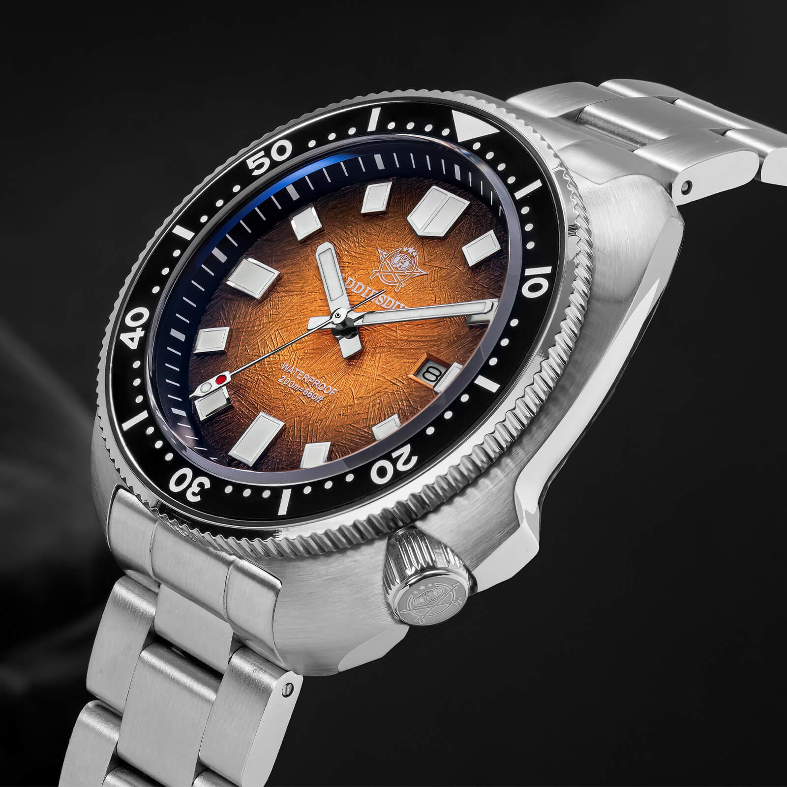 ★Holiday Sale★Addiesdive Turtle Quartz Diver Men Watch Sapphire Crystal AD2511 - Image 4
