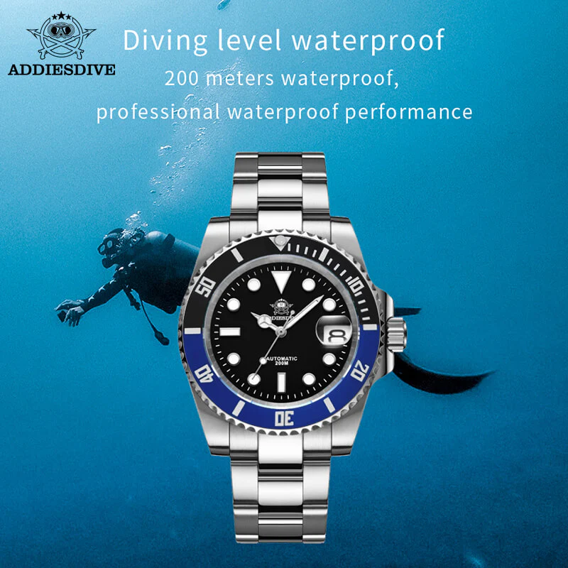 ★Holiday Sale★Addiesdive Two Color Sub NH35 Mechanical Watch H3AC - Image 10