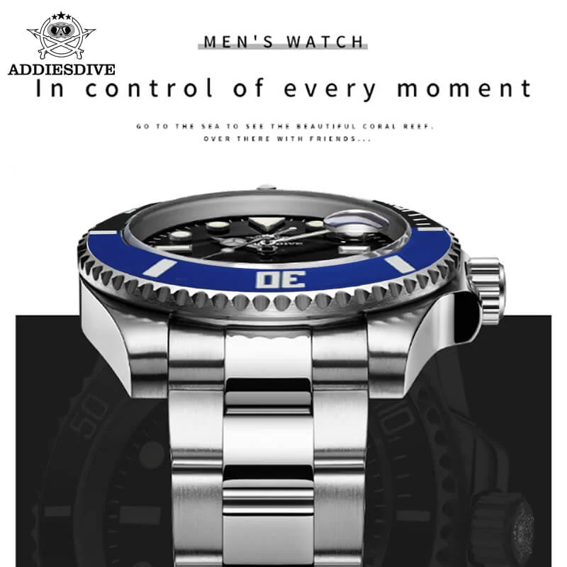 ★Holiday Sale★Addiesdive Two Color Sub NH35 Mechanical Watch H3AC - Image 18
