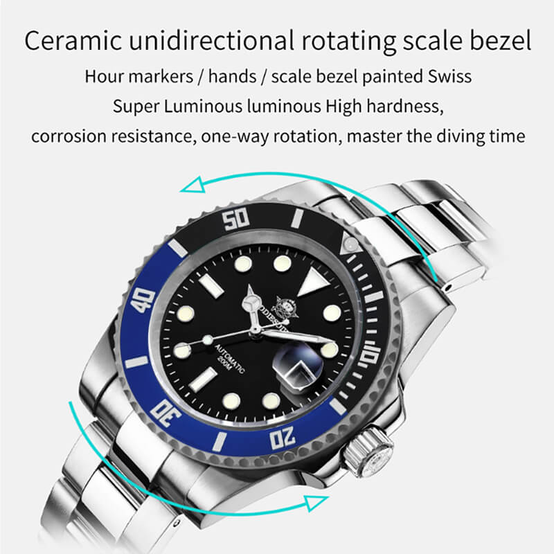 ★Holiday Sale★Addiesdive Two Color Sub NH35 Mechanical Watch H3AC - Image 23