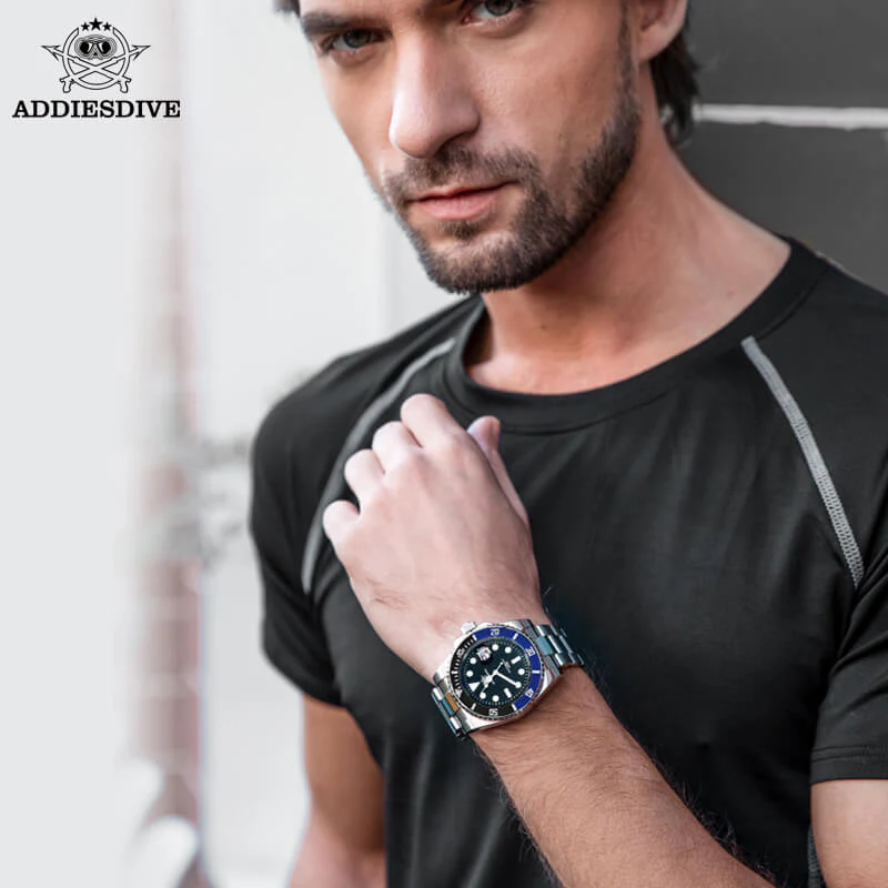 ★Holiday Sale★Addiesdive Two Color Sub NH35 Mechanical Watch H3AC - Image 9