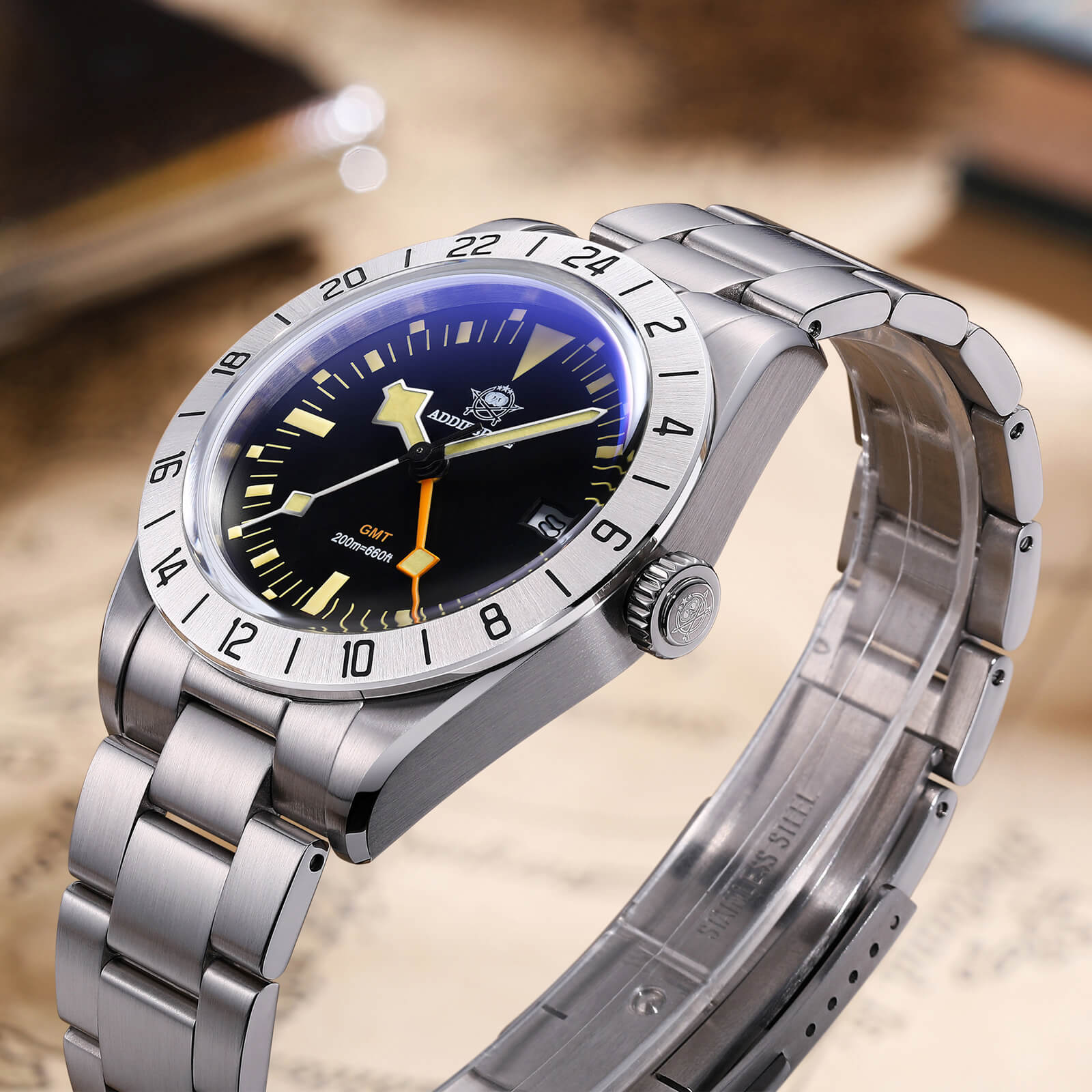★Holiday Sale★ADDIESDIVE 39mm BB GMT Quartz Watch RONDA515 Movement（AD2035/AD2036） - Image 16