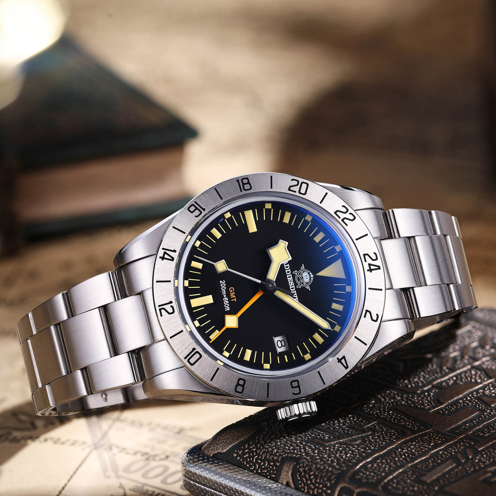 ★Holiday Sale★ADDIESDIVE 39mm BB GMT Quartz Watch RONDA515 Movement（AD2035/AD2036） - Image 21
