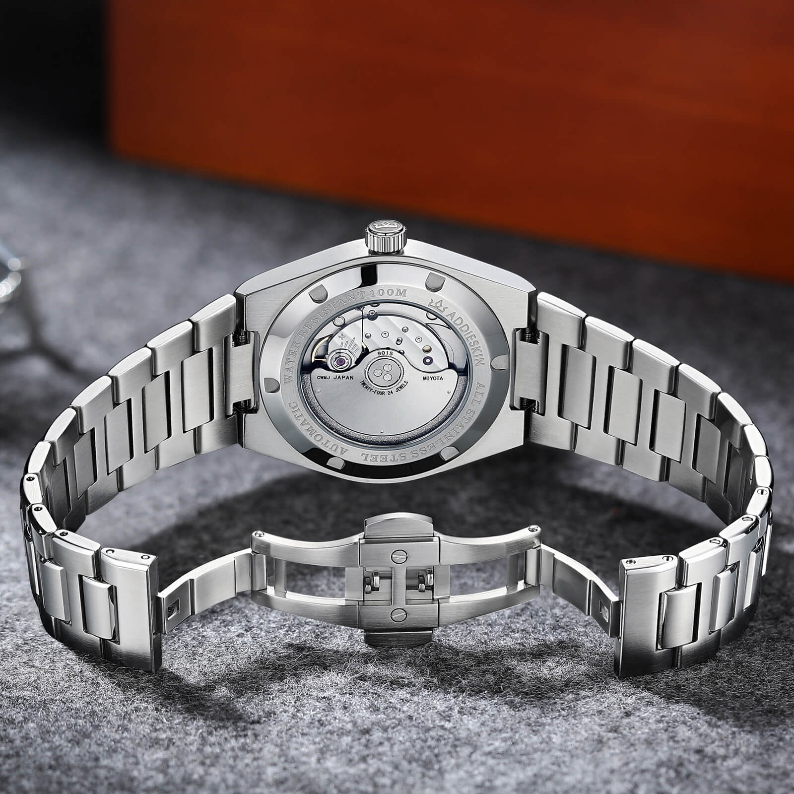 AddiesKIN K004 "Waffle Elegance" Automatic 9015 Men’s Watch - Image 8