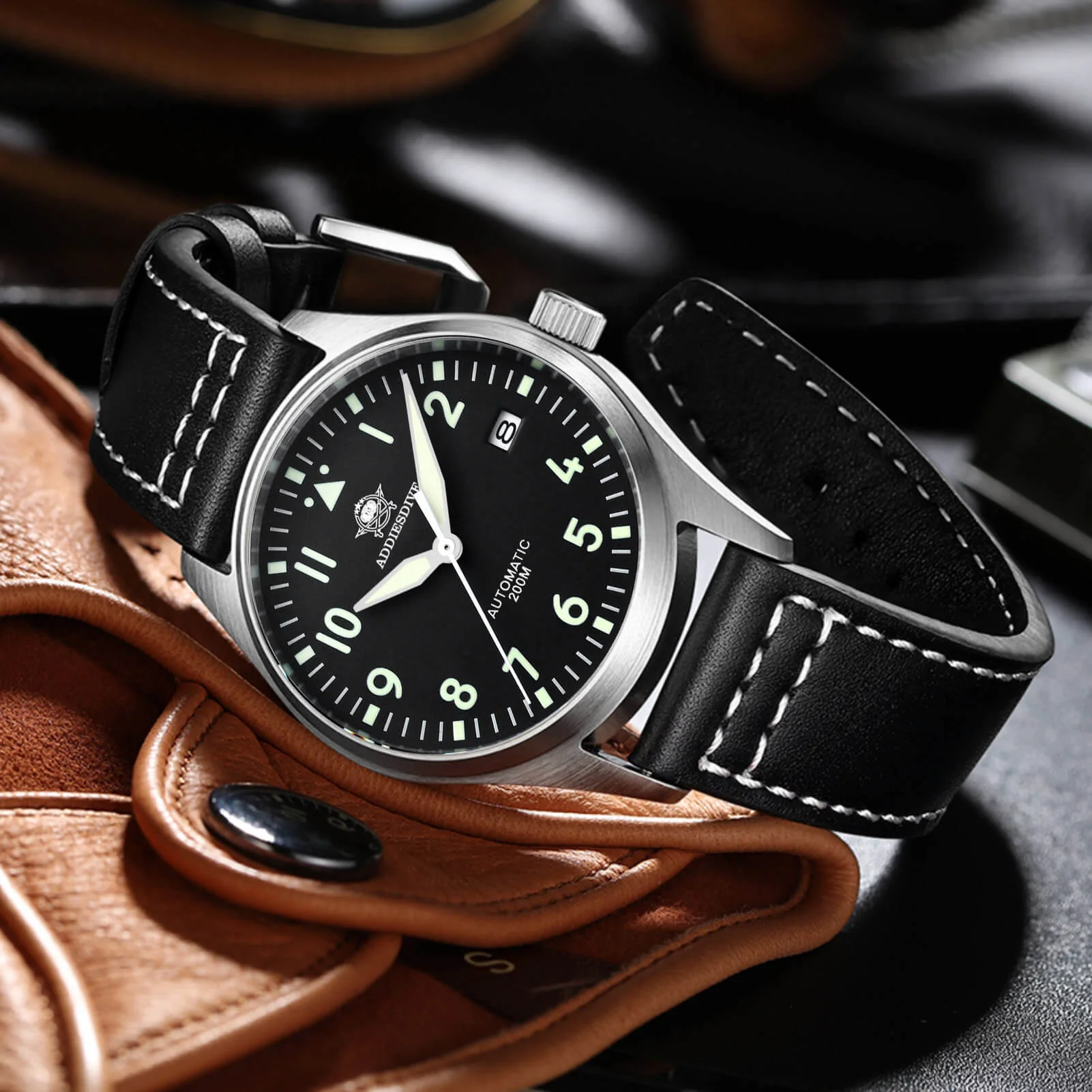 ADDIESDIVE®39mm Men's Elegant Automatic Watch NH35A Movement (MY-H2) - Image 13