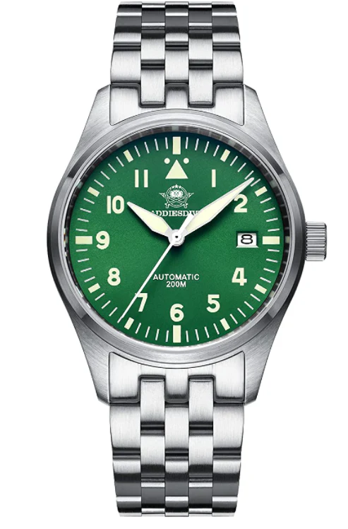 ADDIESDIVE®39mm Men's Elegant Automatic Watch NH35A Movement (MY-H2) - Image 6