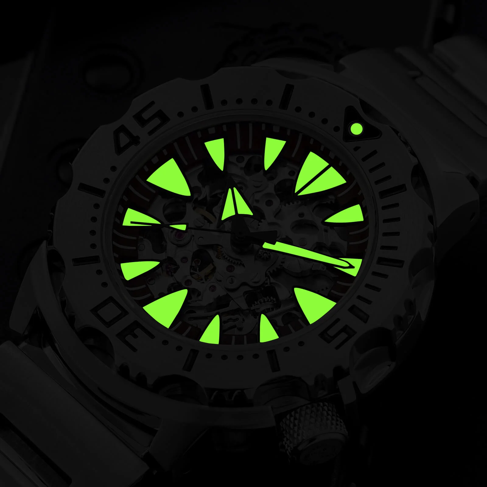 <Blind box> Pre-owned ADDIESDIVE Automatic Watch AD2103-skeleton - Image 3