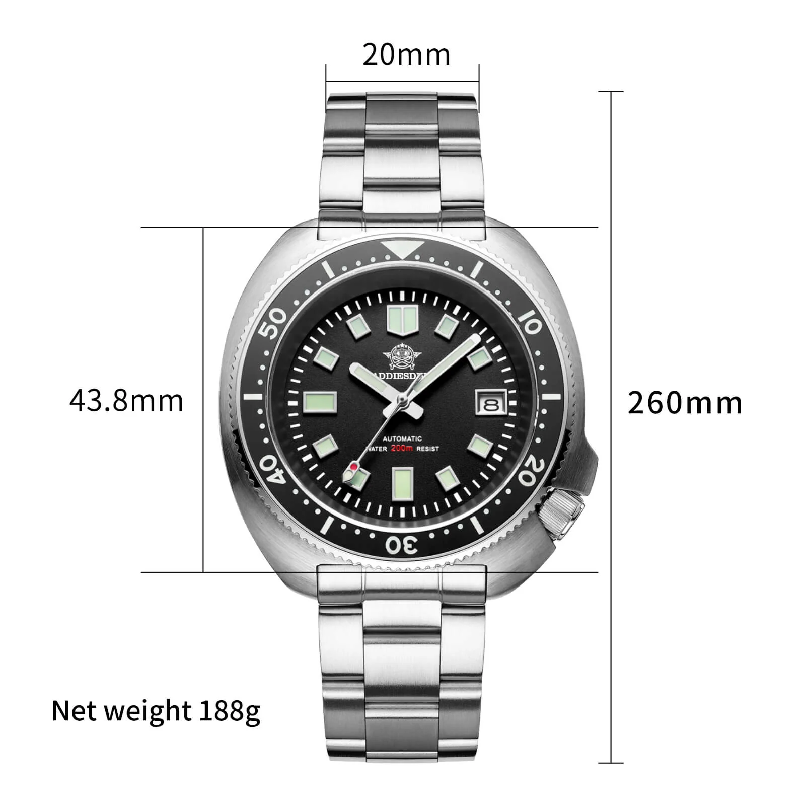<Blind box> Pre-owned ADDIESDIVE  Automatic Watch H8 - Image 3