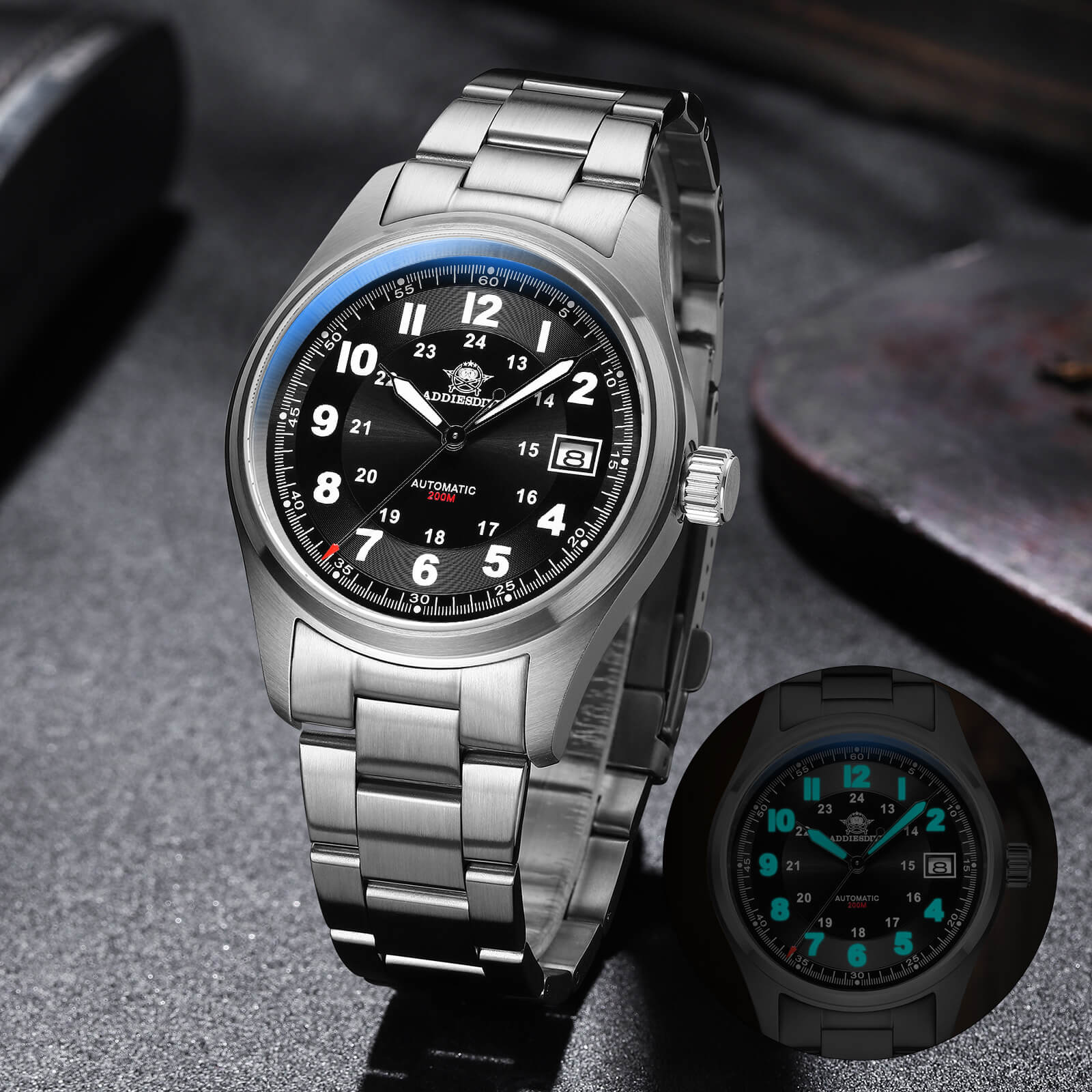 ★Flash Sale★ADDIESDIVE® Men's Elegant Automatic Watch Diver 200M (AD2048) - Image 39