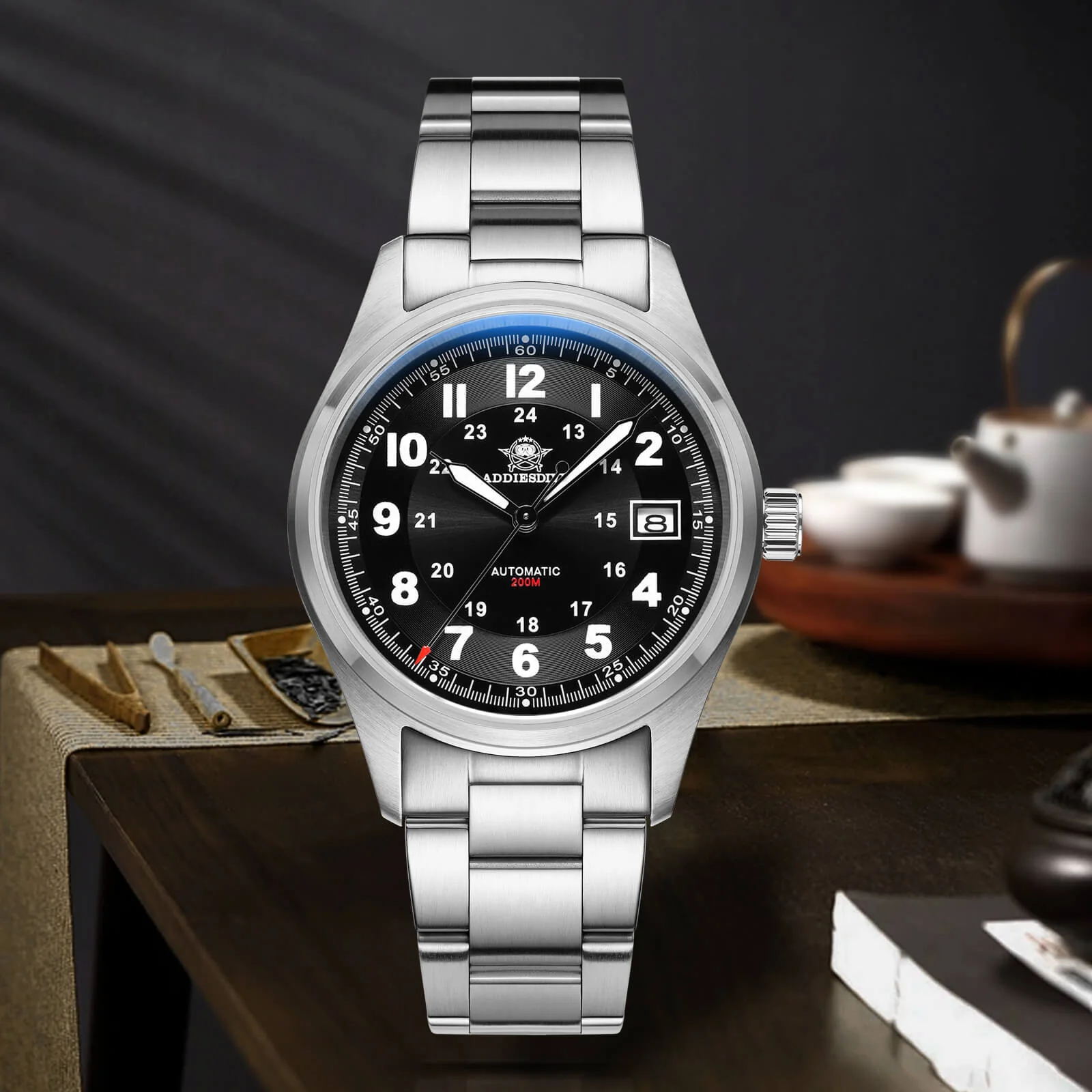 ★Flash Sale★ADDIESDIVE® Men's Elegant Automatic Watch Diver 200M (AD2048) - Image 31
