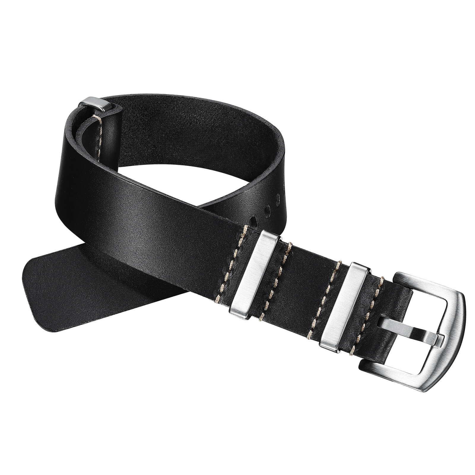 ★India Warehouse★ADDIESDIVE 20mm Premium Quality Leather Strap - Image 2