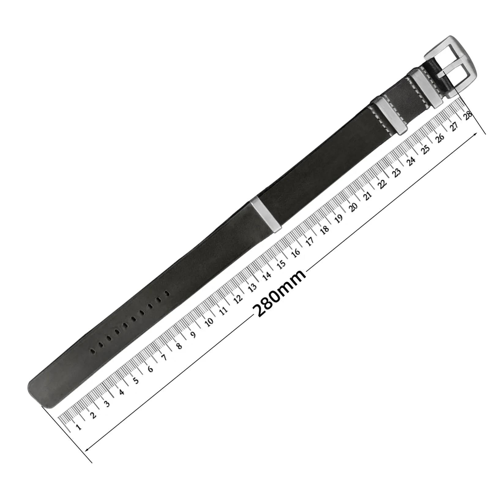 ★India Warehouse★ADDIESDIVE 20mm Premium Quality Leather Strap - Image 5