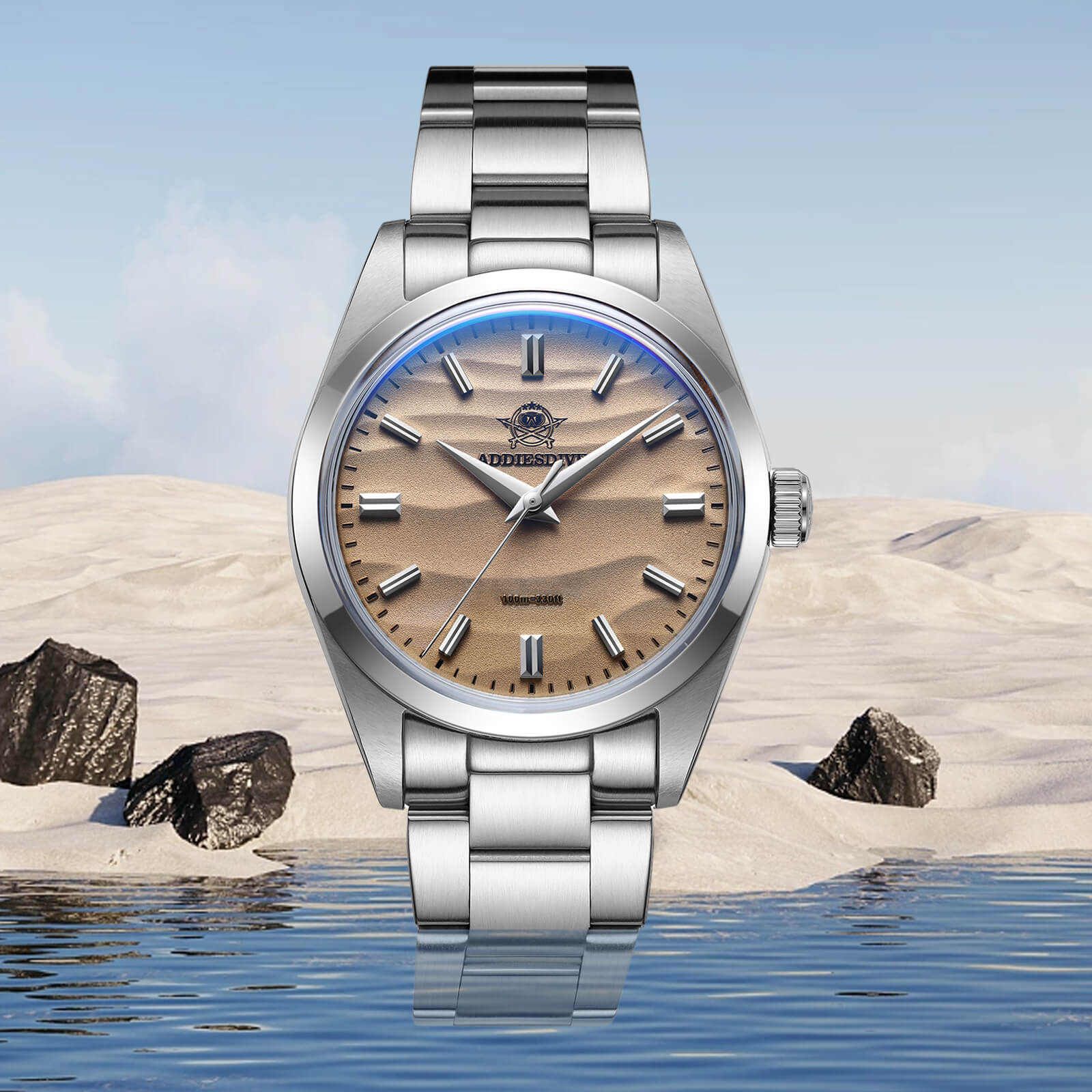 ★India Warehouse★ADDIESDIVE 36mm Quartz Watch VH31 Movement （AD2030） - Image 9