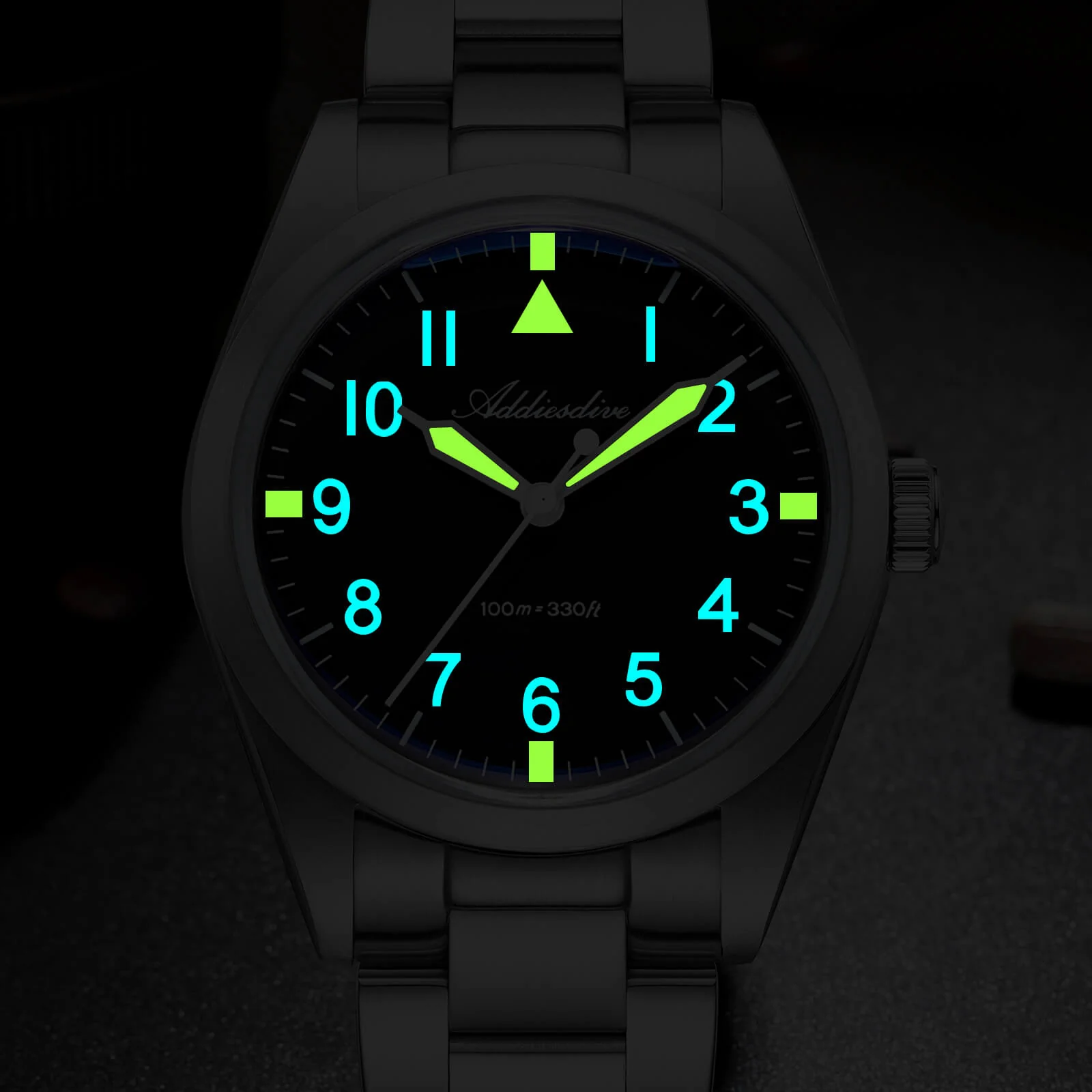 ★Holiday Sale★Addiesdive 36mm Titanium Military Field Watch AD2502 - Image 10