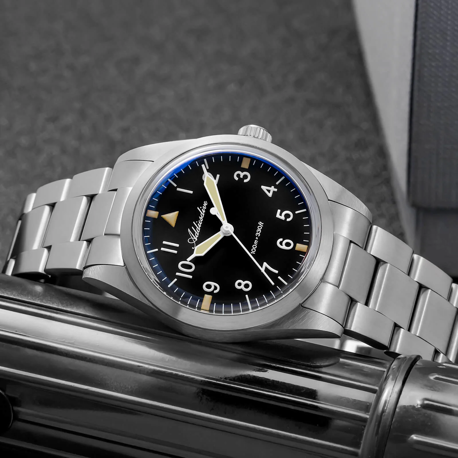 ★Holiday Sale★Addiesdive 36mm Titanium Military Field Watch AD2502 - Image 6