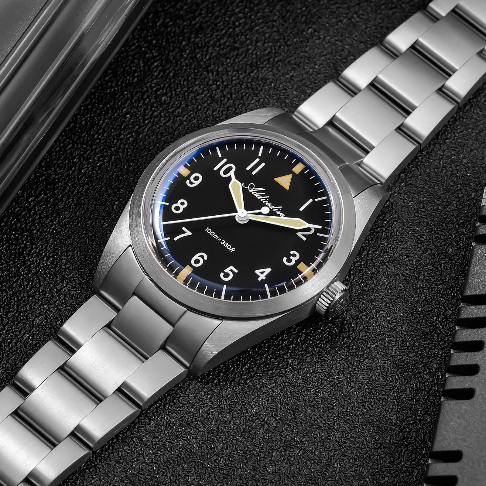 ★Holiday Sale★Addiesdive 36mm Titanium Military Field Watch AD2502 - Image 7
