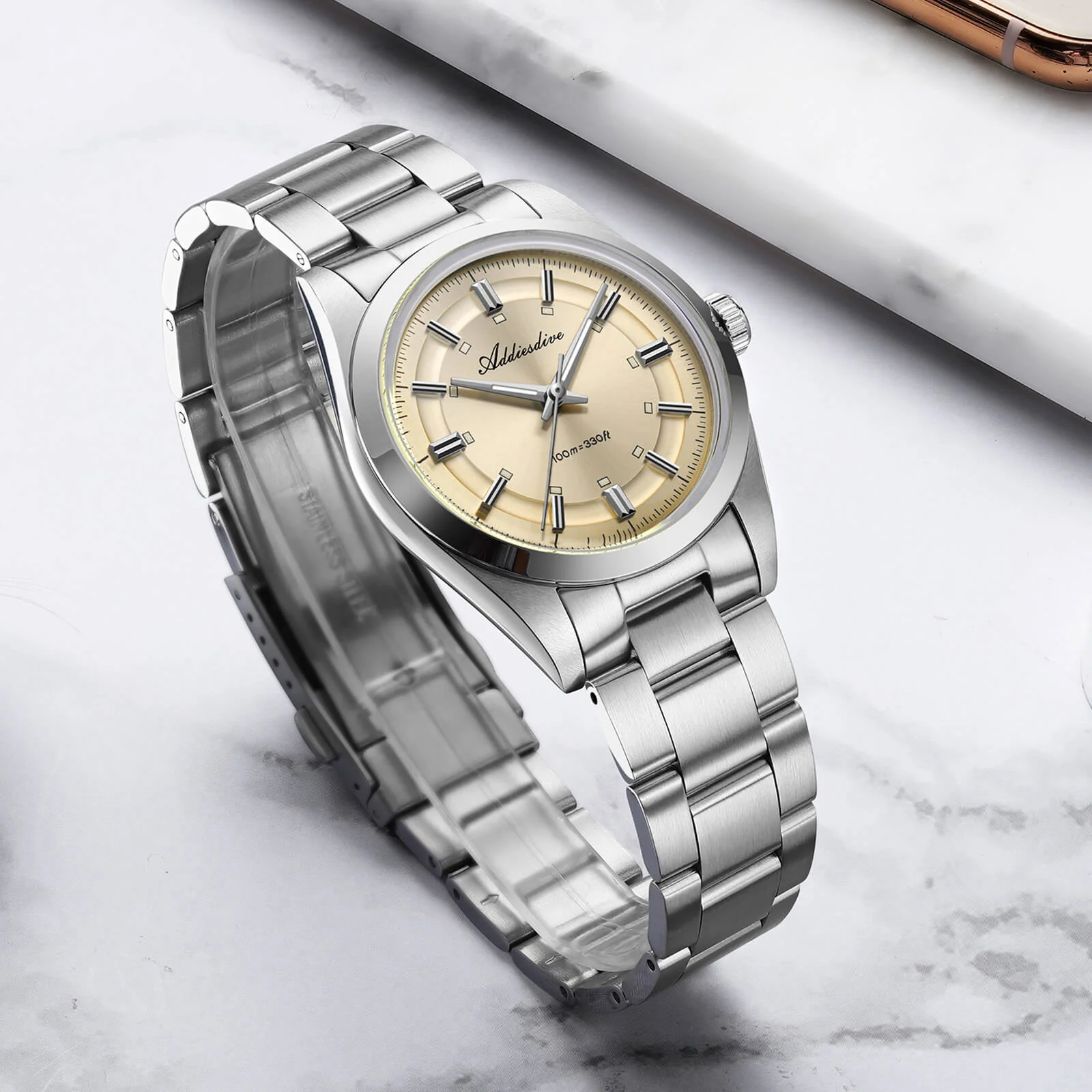 Addiesdive 36mm VH31 Explorer Style Watch AD2515 - Image 26