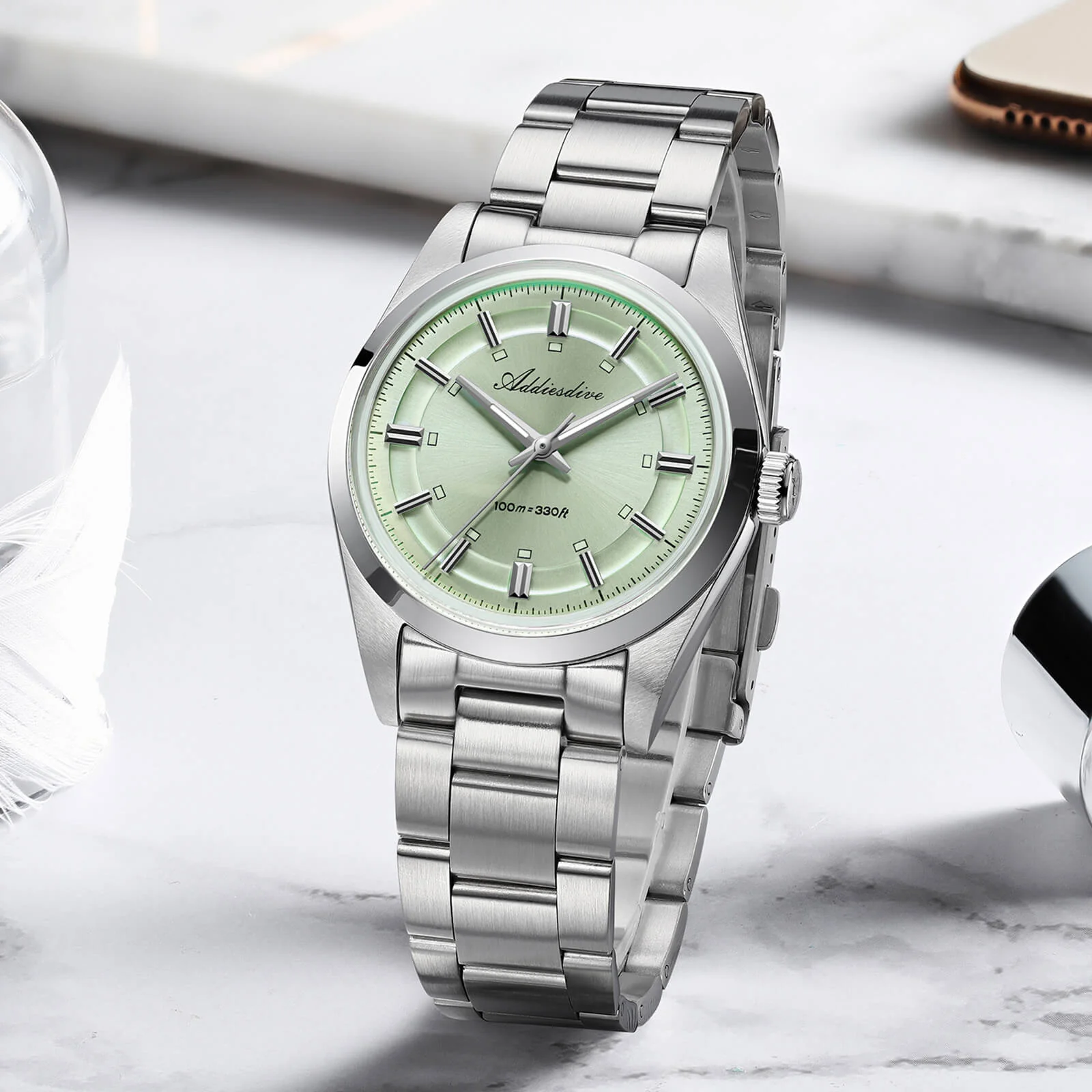 Addiesdive 36mm VH31 Explorer Style Watch AD2515 - Image 15