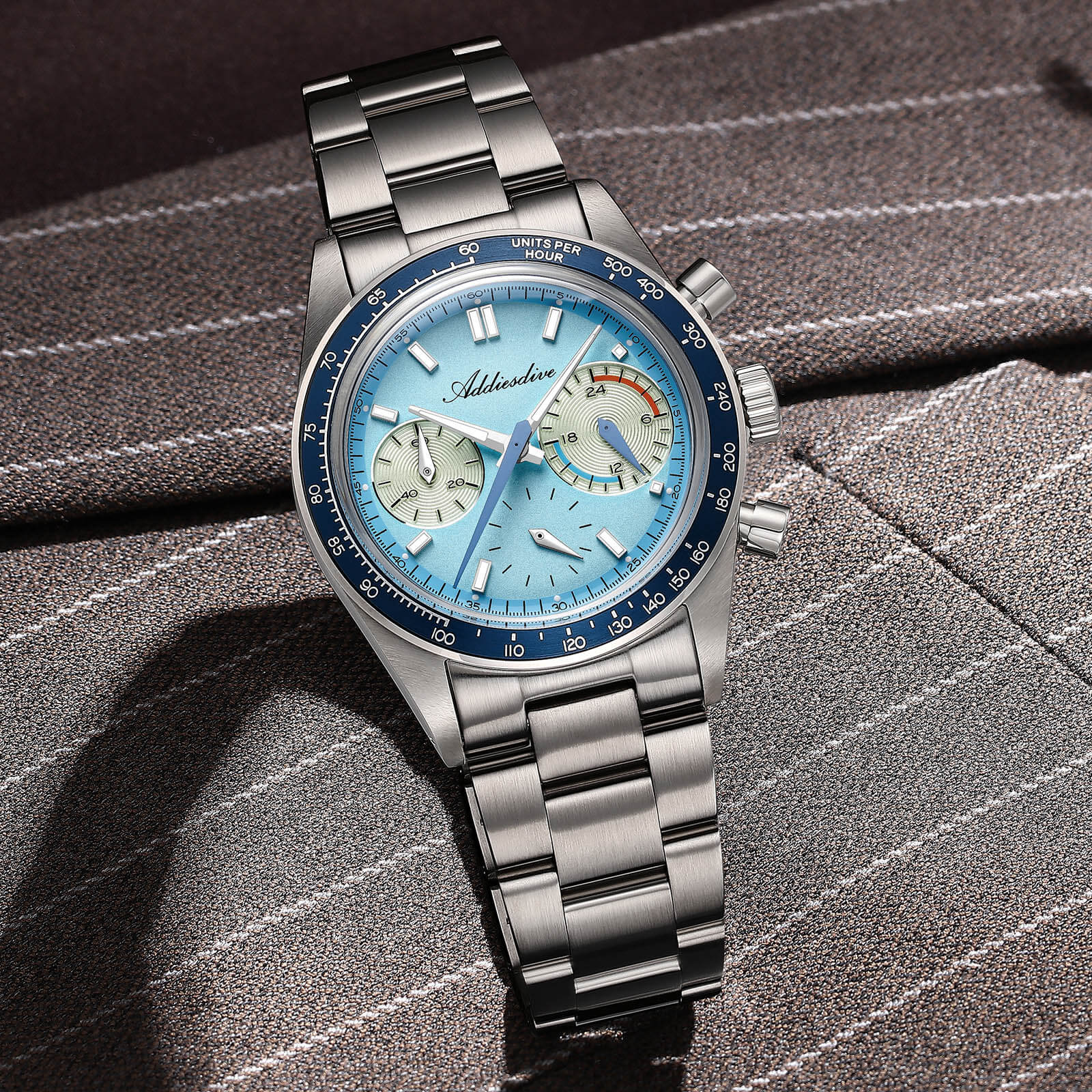 ADDIESDIVE 37mm VK63 Racing Chronograph Quartz Watch AD2539 - Image 19