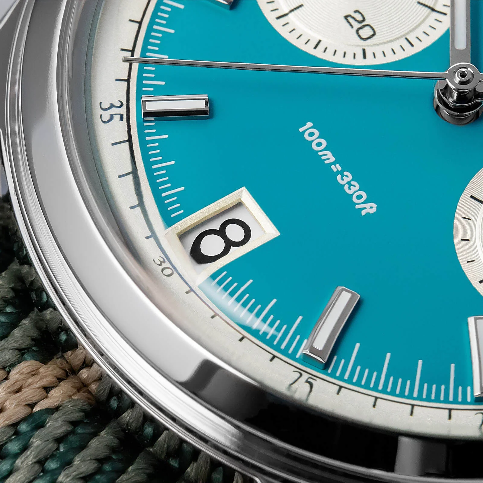 ★India Warehouse★ADDIESDIVE 38mm VK64 Chronograph Watch AD2095 - Image 5