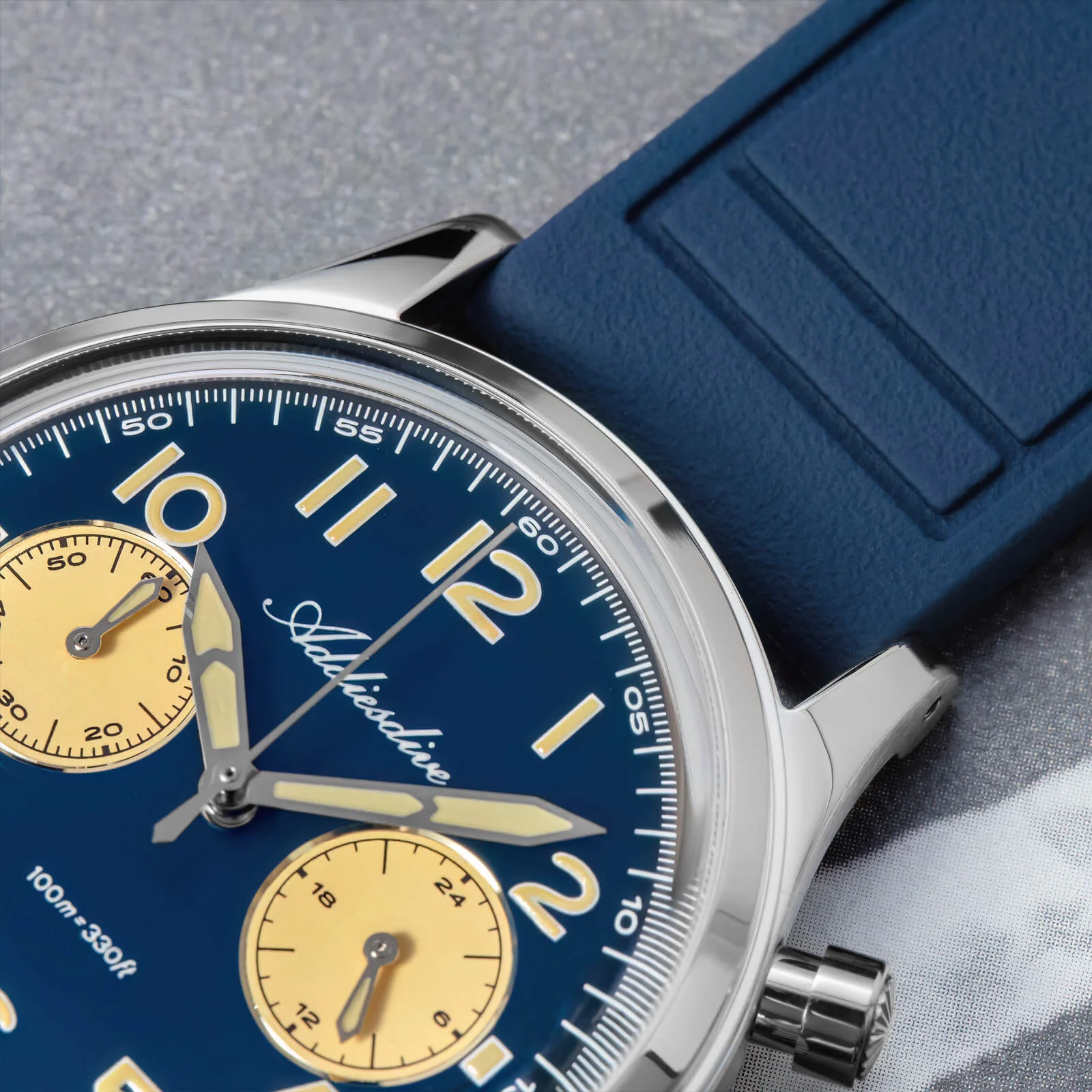 ★Holiday Sale★ADDIESDIVE 38mm VK64 Chronograph Watch AD2516 - Image 4