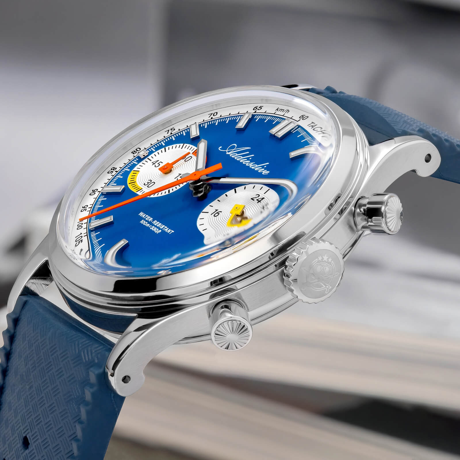 ★Flash Sale★ADDIESDIVE 38mm VK64 Racing-Inspired Chronograph Watch AD2529 - Image 19