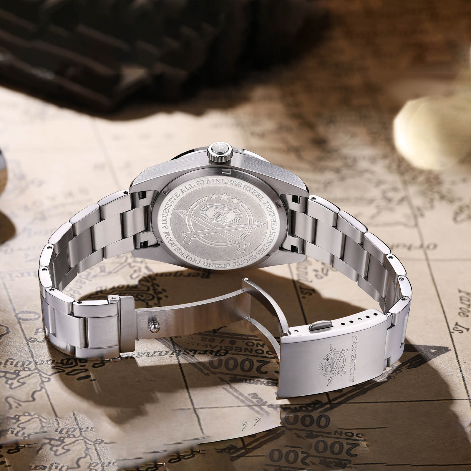 ★Holiday Sale★ADDIESDIVE 39mm BB GMT Quartz Watch RONDA515 Movement（AD2035/AD2036） - Image 6