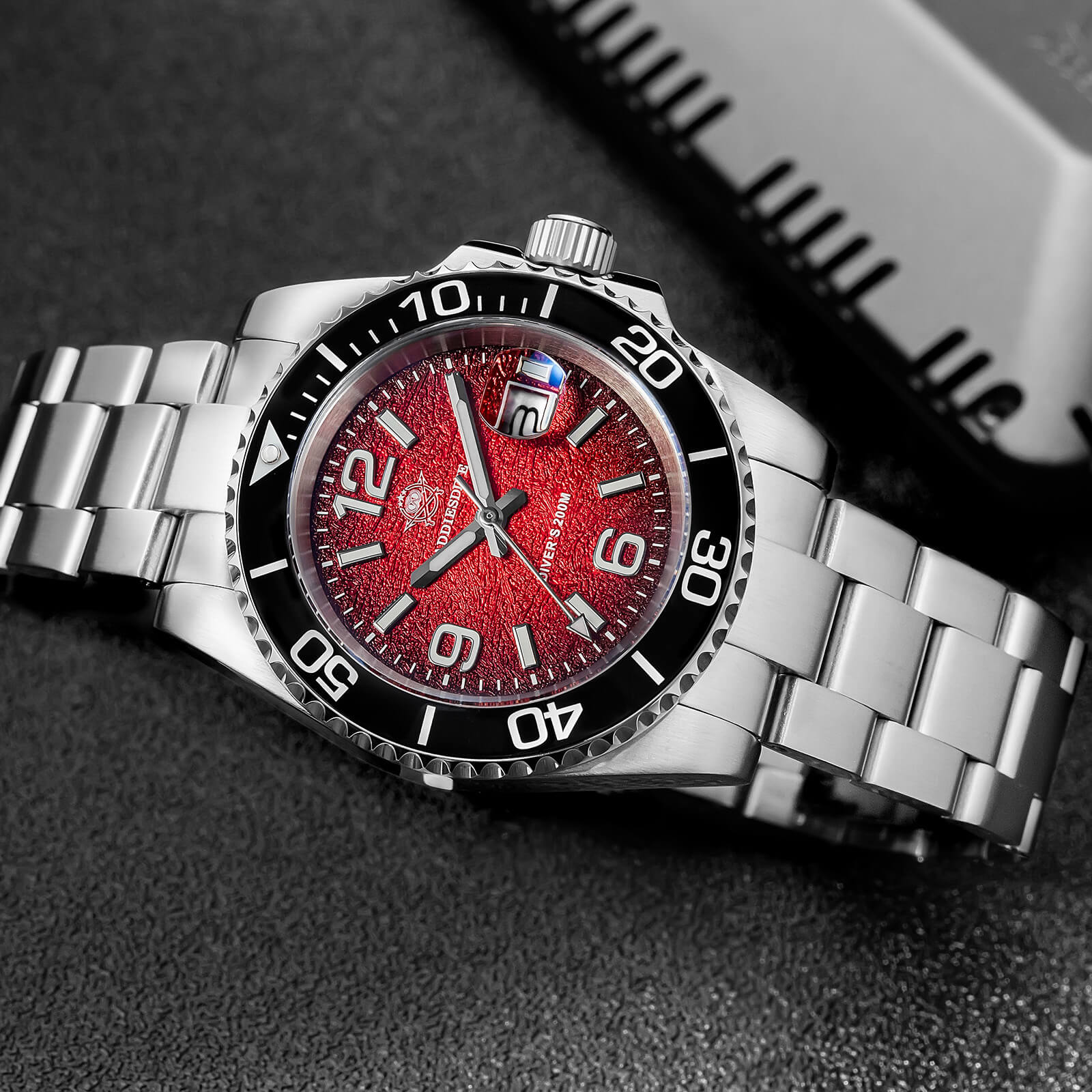 Addiesdive 41mm Modern Sub Quartz Watch with 200M Water Waterproof，AD2513 - Image 8