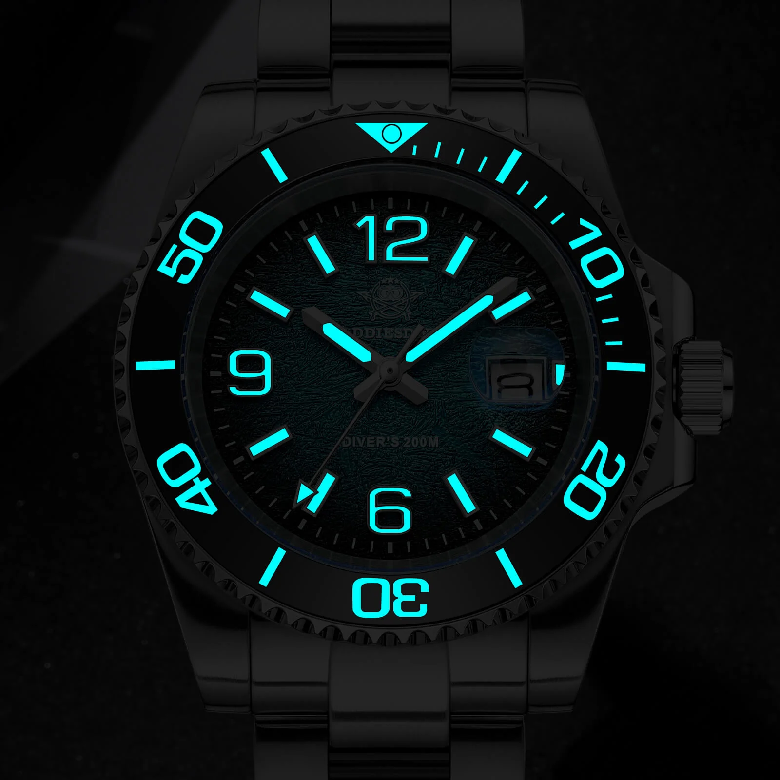 U.S. Warehouse -Addiesdive 41mm Modern Sub Quartz Watch with 200M Water Waterproof，AD2513 - Image 18