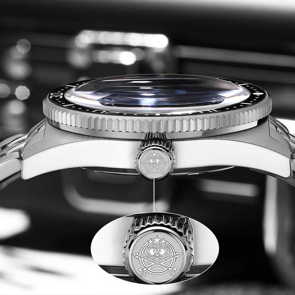 ★India Warehouse★ADDIESDIVE 41mm Quartz Watch VH31 Movement （AD2033） - Image 5