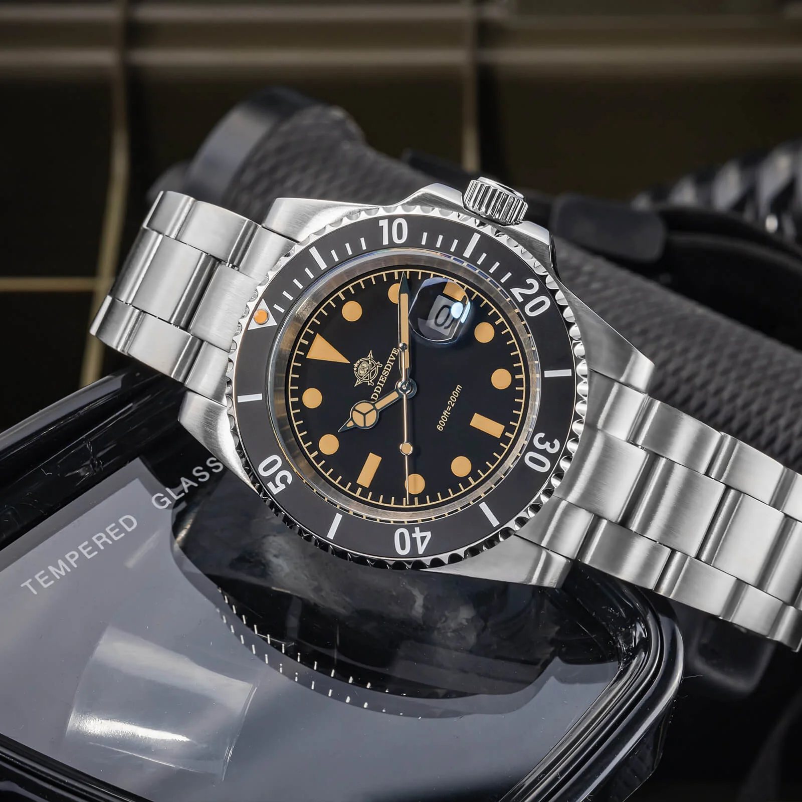 ★India Warehouse★ADDIESDIVE Retro Sub Quartz Watch AD2054 - Image 12