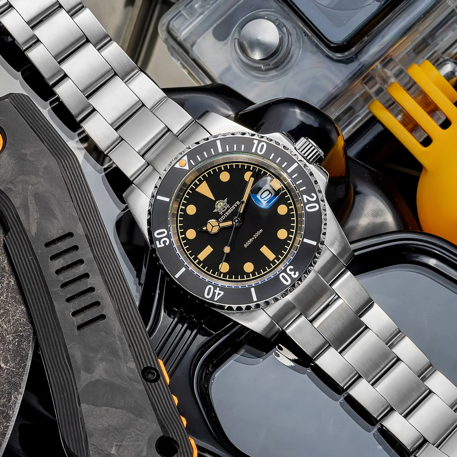 ★India Warehouse★ADDIESDIVE Retro Sub Quartz Watch AD2054 - Image 15