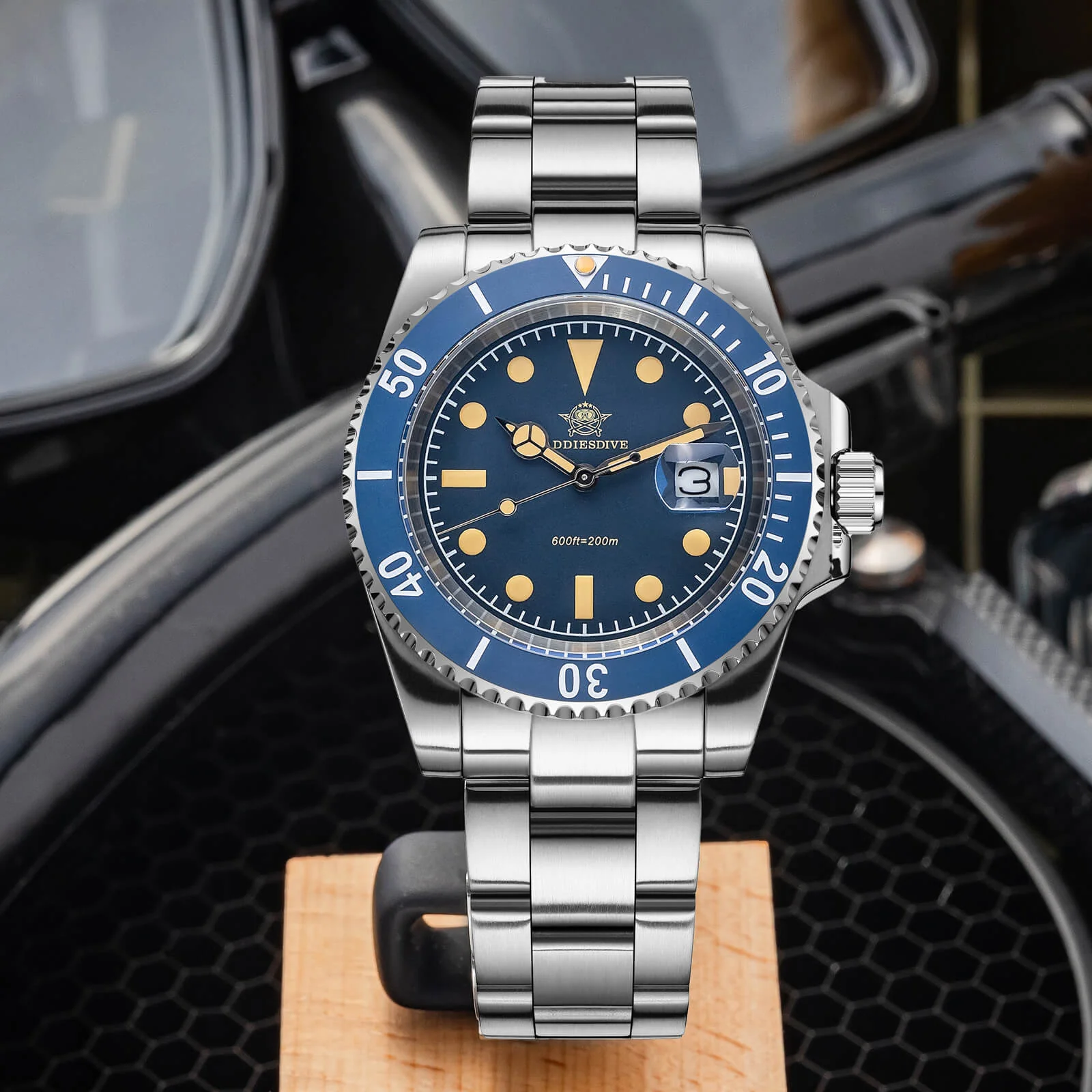 ★India Warehouse★ADDIESDIVE Retro Sub Quartz Watch AD2054 - Image 7