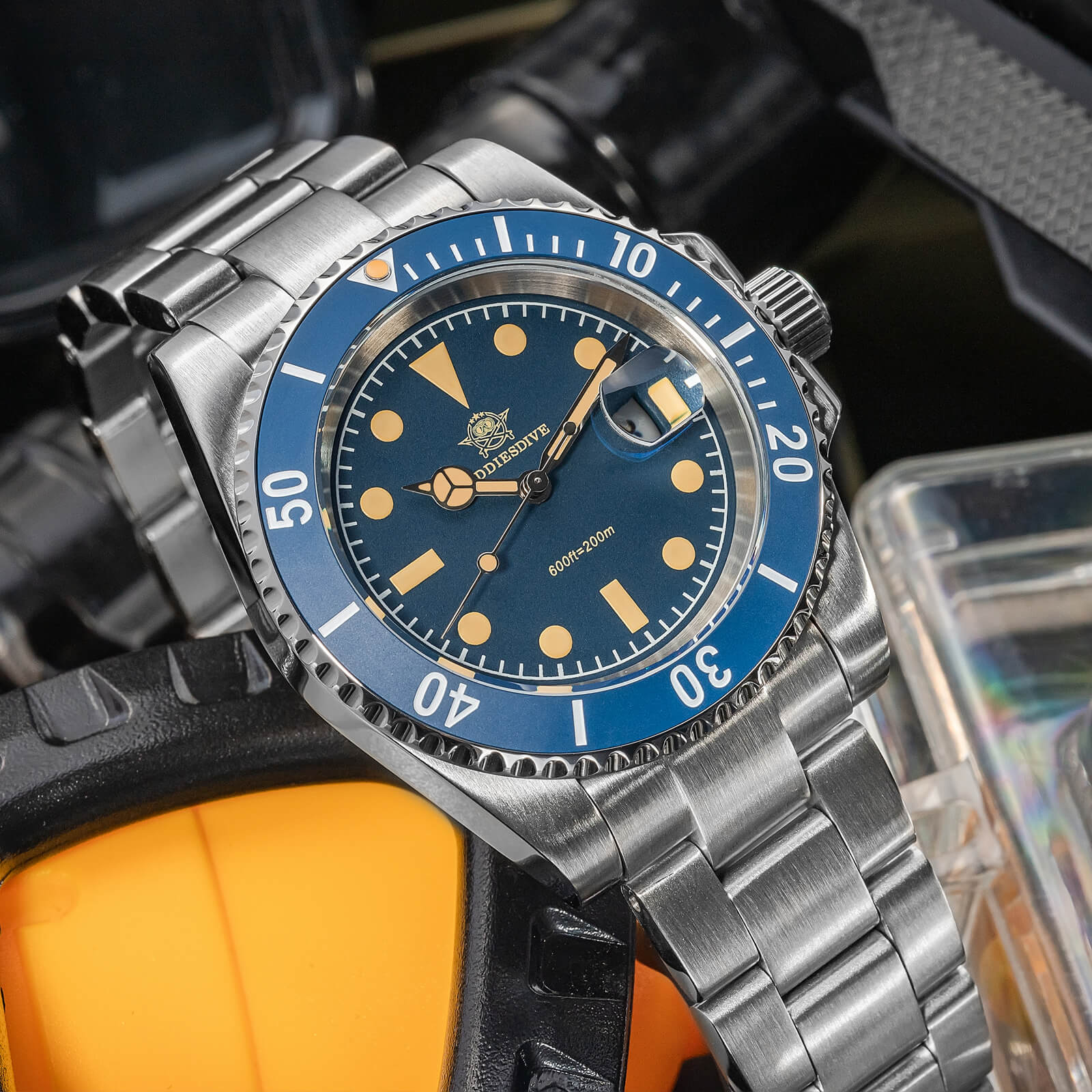 ★India Warehouse★ADDIESDIVE Retro Sub Quartz Watch AD2054 - Image 8